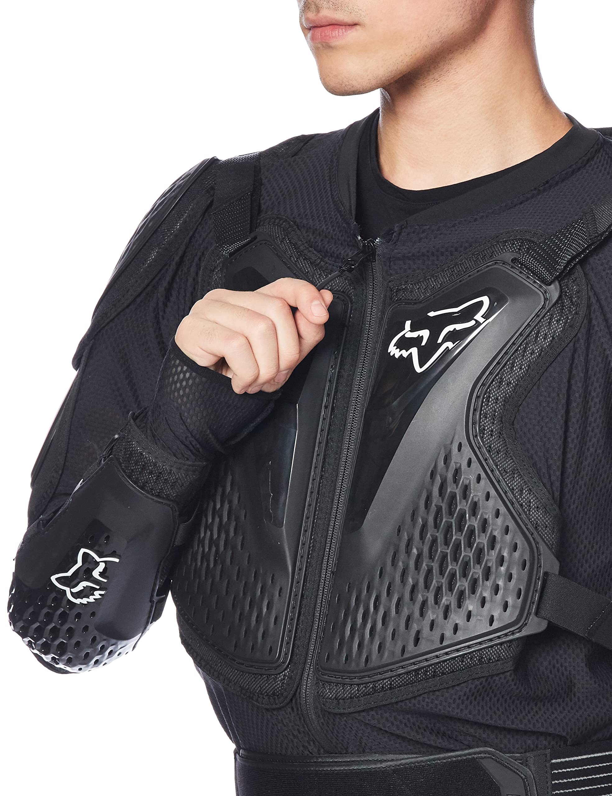 Fox Racing Mens Titan Sport Motocross Jacket ,Black,Large