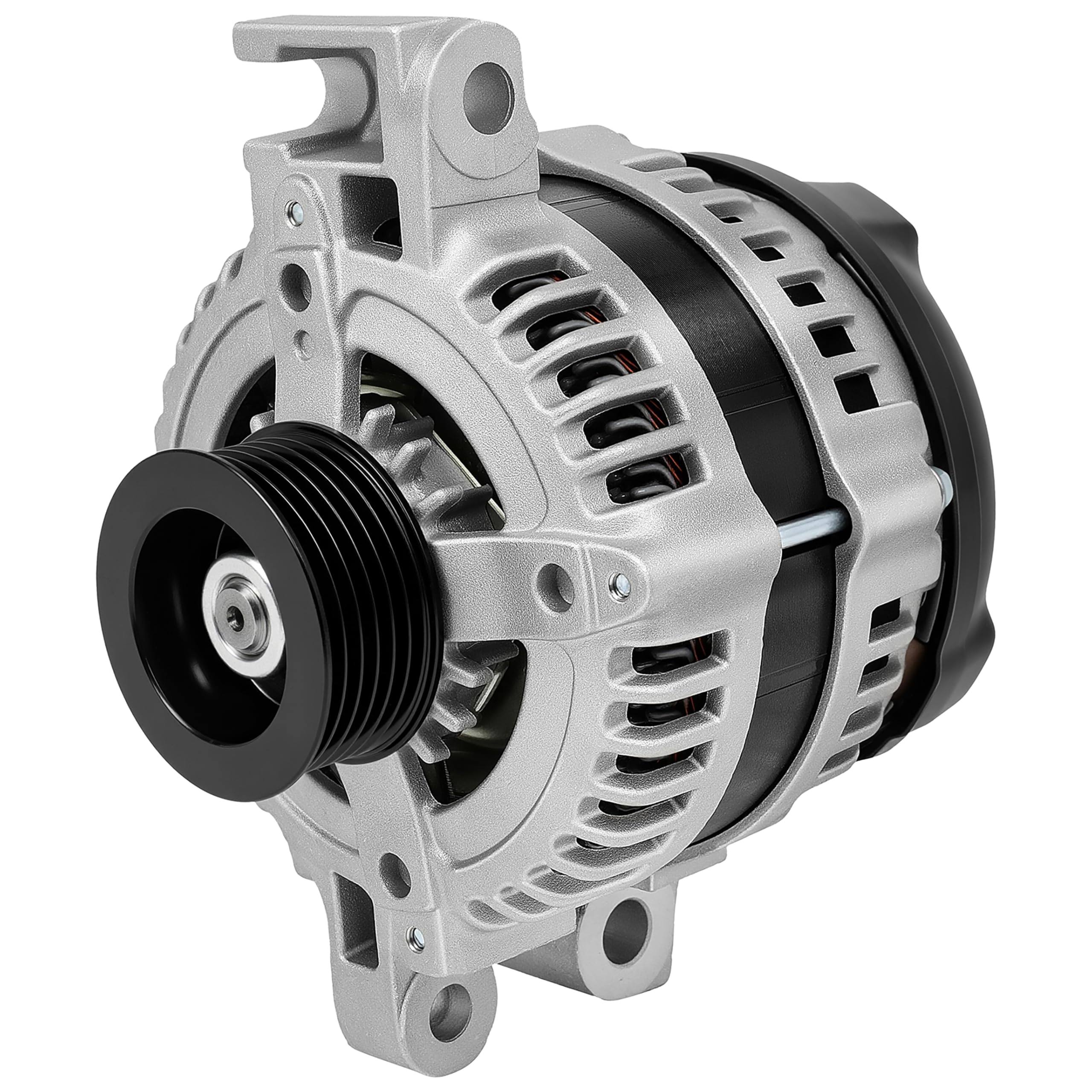 SCITOO Alternator Fits for Cadillac for SRX 3.6L 2004-2009,for Cadillac for STS 3.6L 2005-2011 12V 150Amp CW 6-Groove Pulley Hig