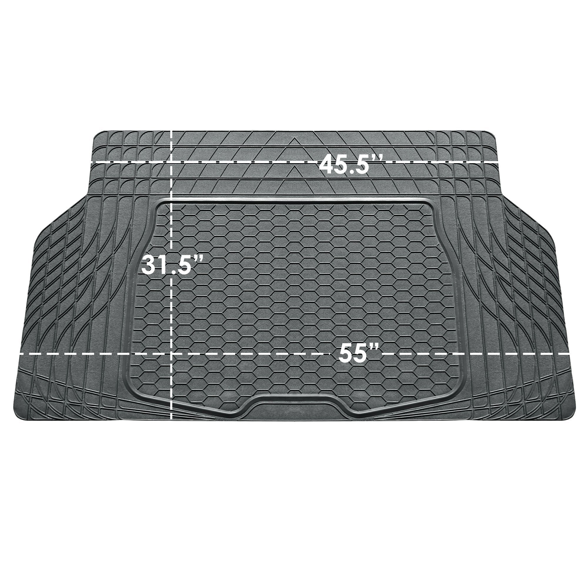 Fh Group Climaproof For All Weather Protection Universal Fit Cargo Mats Fits Most Cars, Suvs, And Trucks (Semi Custom Trimmable