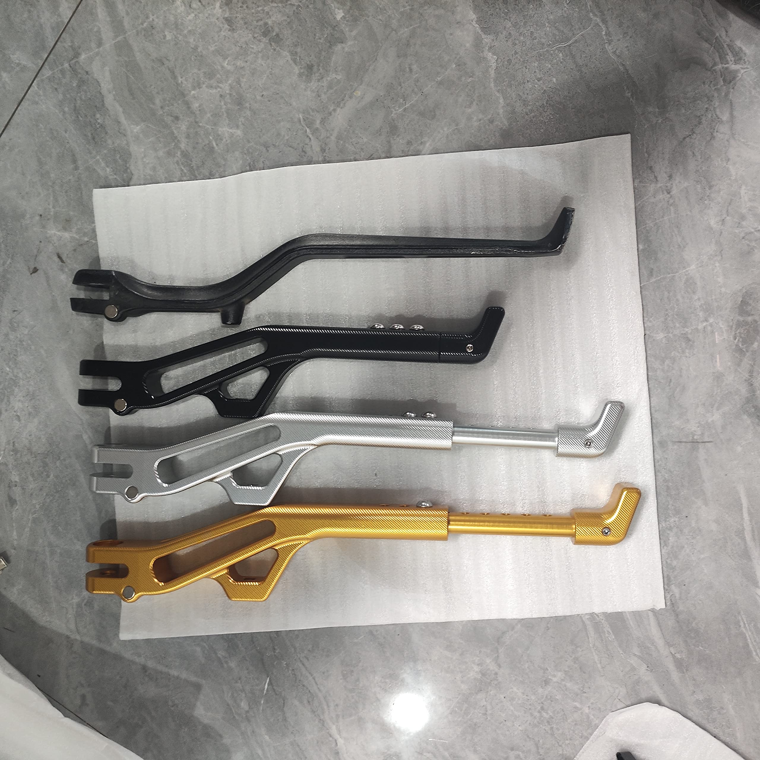JFG RACING Kickstand for Surron Light Bee, CNC Foot Pegs Kick Stand for Electric Dirt Bike Surron Light Bee X/Surron Light Bee S