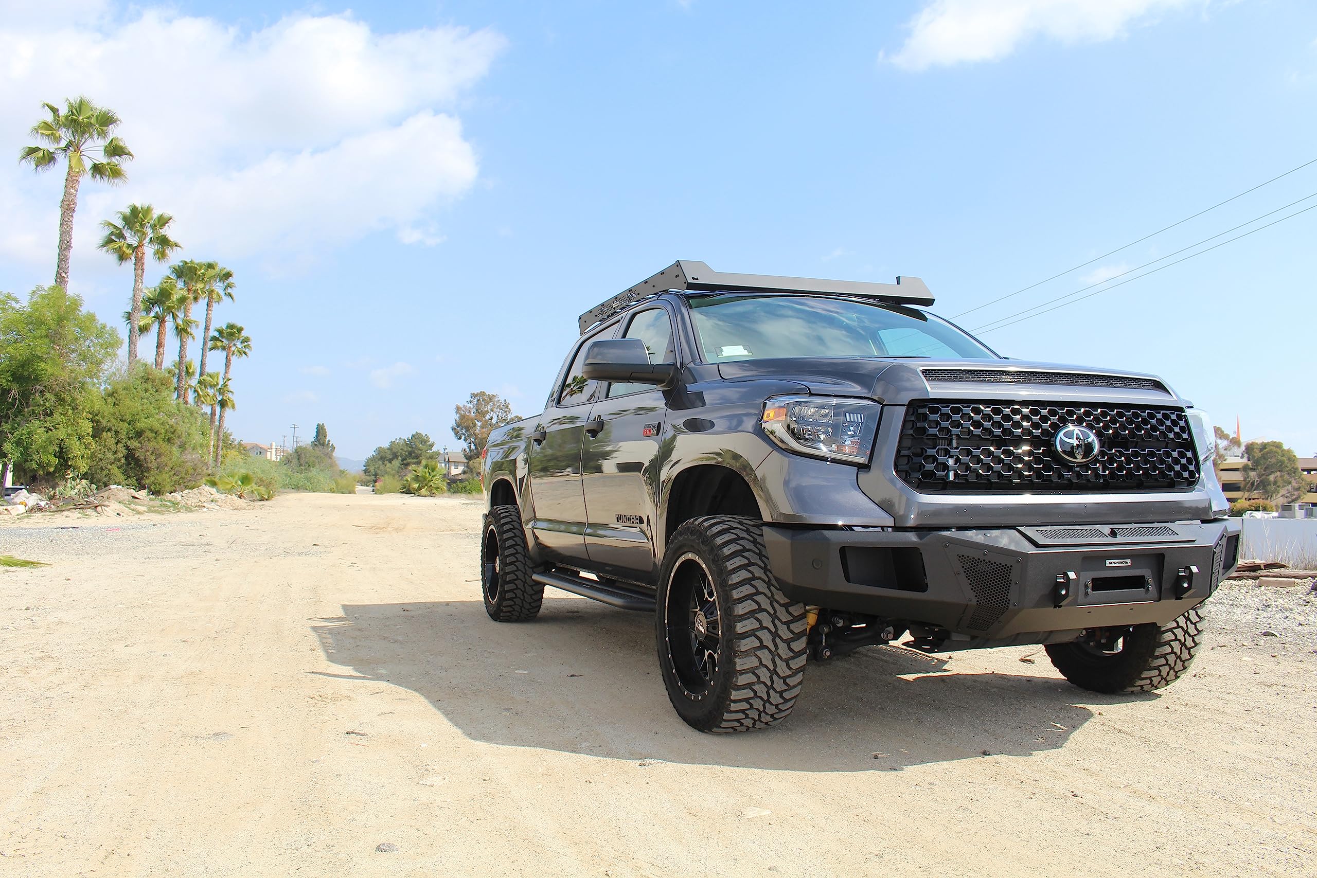 Go Rhino 5933120T Ceros Low Profile Roof Rack - Crewmax Cab Only For Toyota 16-21 Tundra (Crew Cab Pickup)