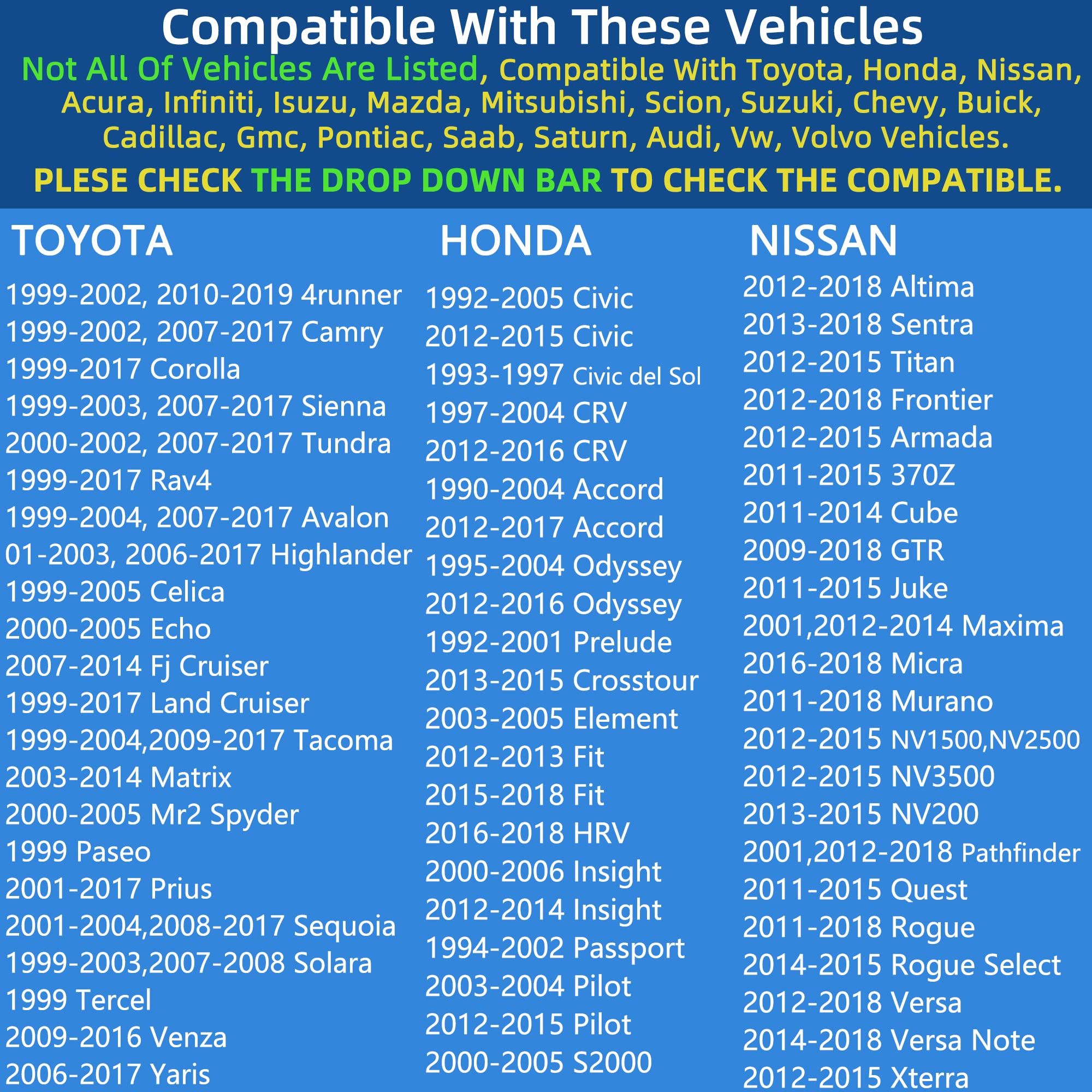 Locking Gas Cap, Lock Fuel Cap Replace 12495845 Compatible with Chevy, GMC, Toyota, Honda, Nissan, Subaru, Acura, Buick, Cadilla