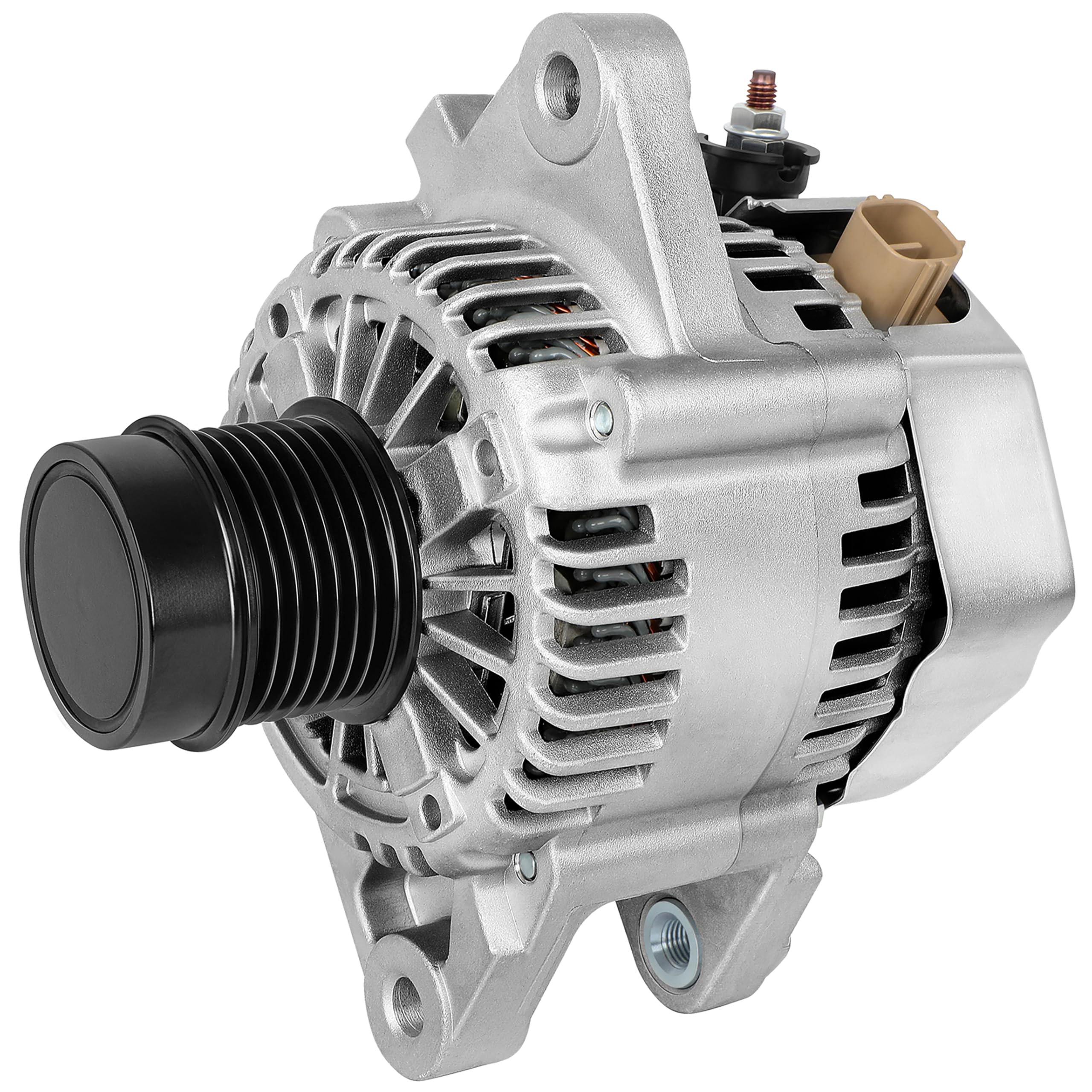 SCITOO Alternator Fit for Toyota for Tacoma 2007-2016 2.7L - 12V 80Amp CW SD7 Pulley Class, Replace OE 11354 104210-8230, 104210