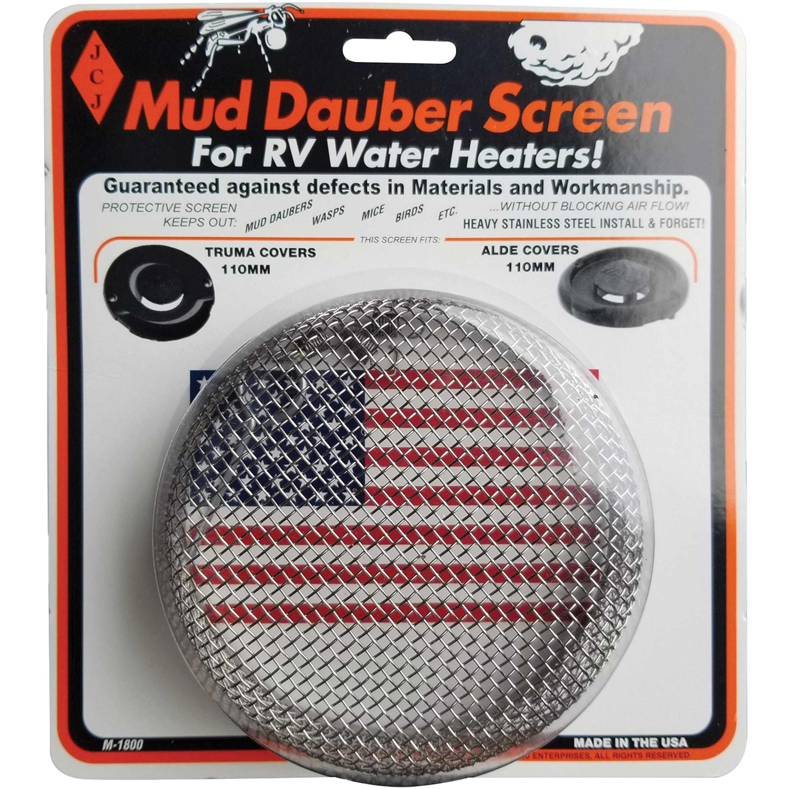 Jcj Enterprises M-1800 Mud Dauber Screen For Truma And Alde Water Heaters 110 Mm (Airstream)