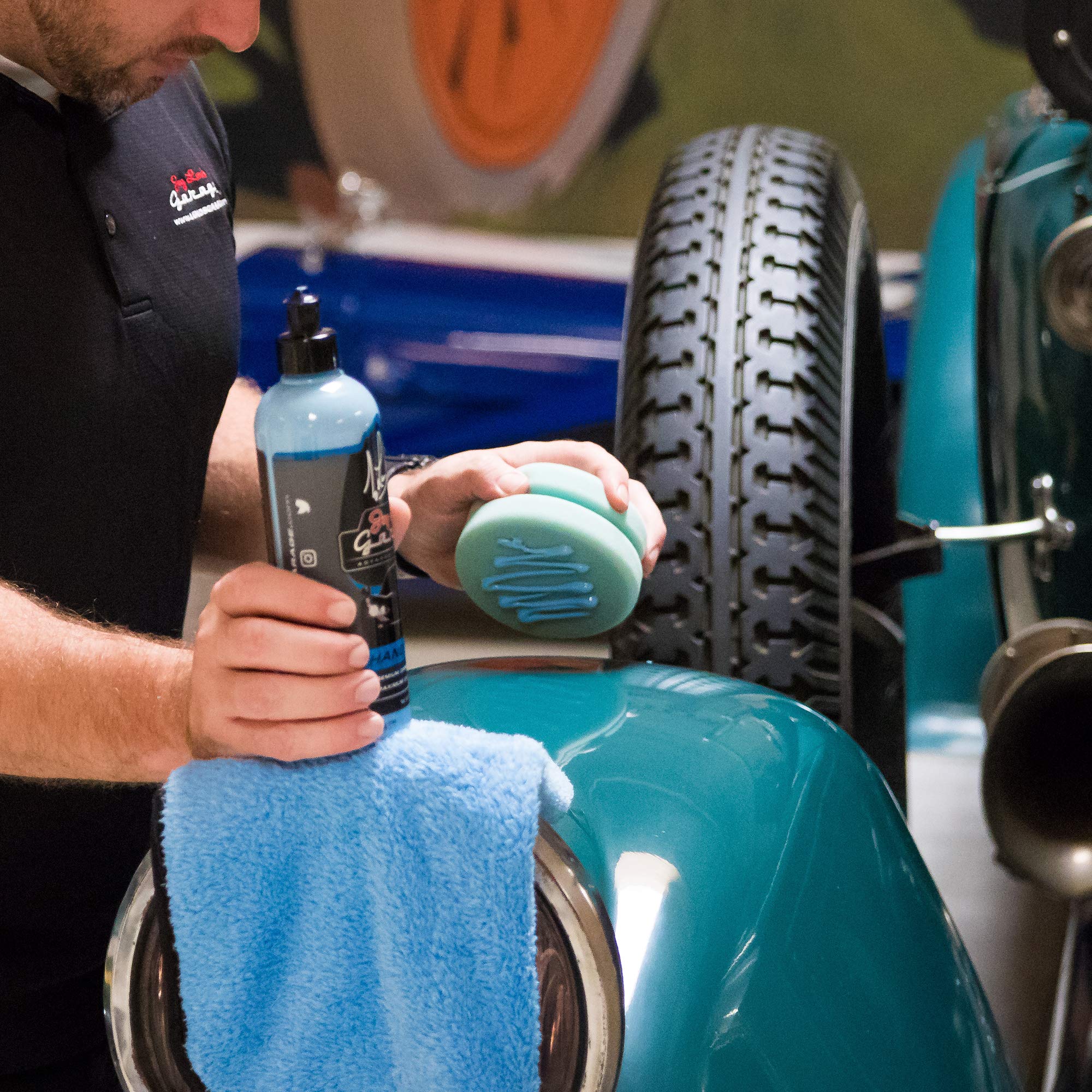 Jay Leno's Garage Carnauba Creme Wax - 16 oz. Hand Wax, Blue, Model JLG-HW