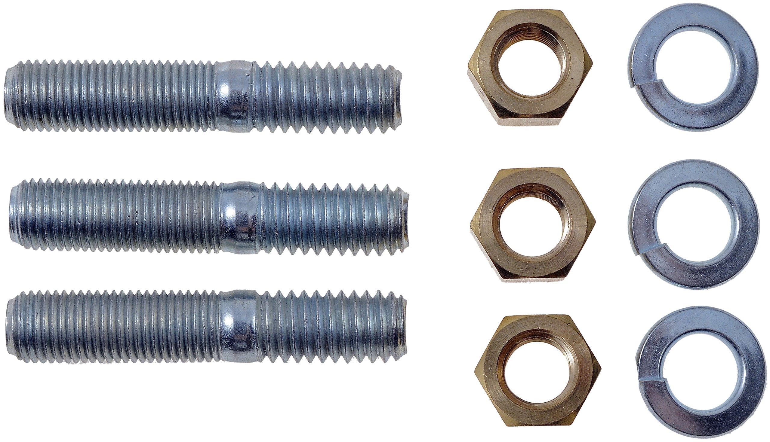 Dorman 03103 Front Exhaust Stud Kit - 3/8-24 X 2 In. Compatible With Select Chrysler / Dodge / Plymouth Models