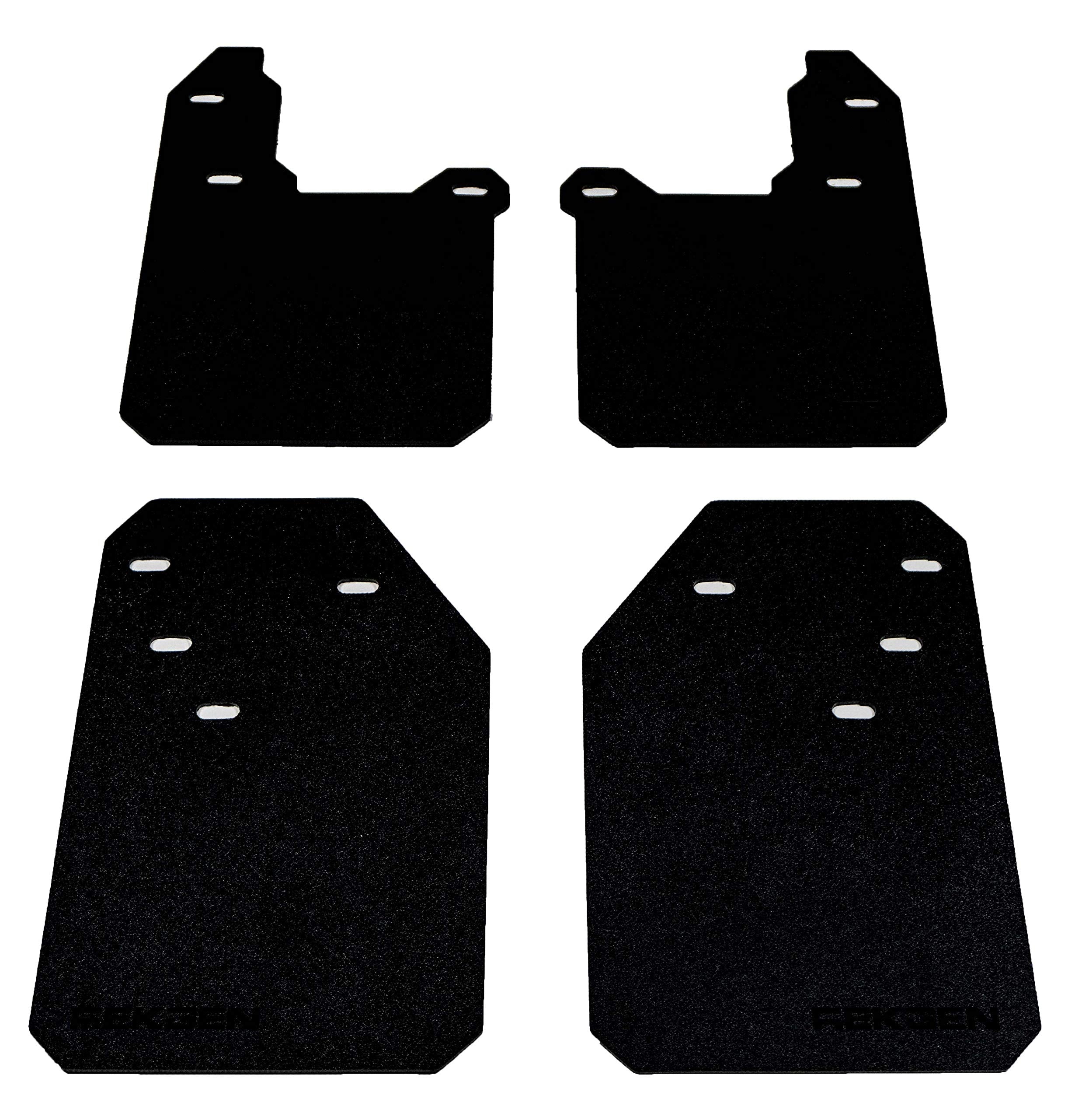 REK GEN Mud Flaps for Tacoma Gen3 (2016-2023) - Black, Stock Size, Durable Plastic