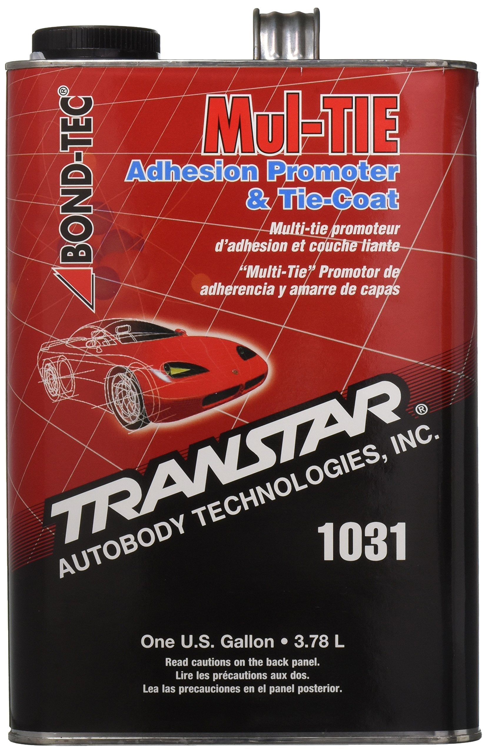 TRANSTAR MUL-Tie Adhesion Promoter, 1 Gallon, Amber, Model 1031, High-Performance Adhesion Solution
