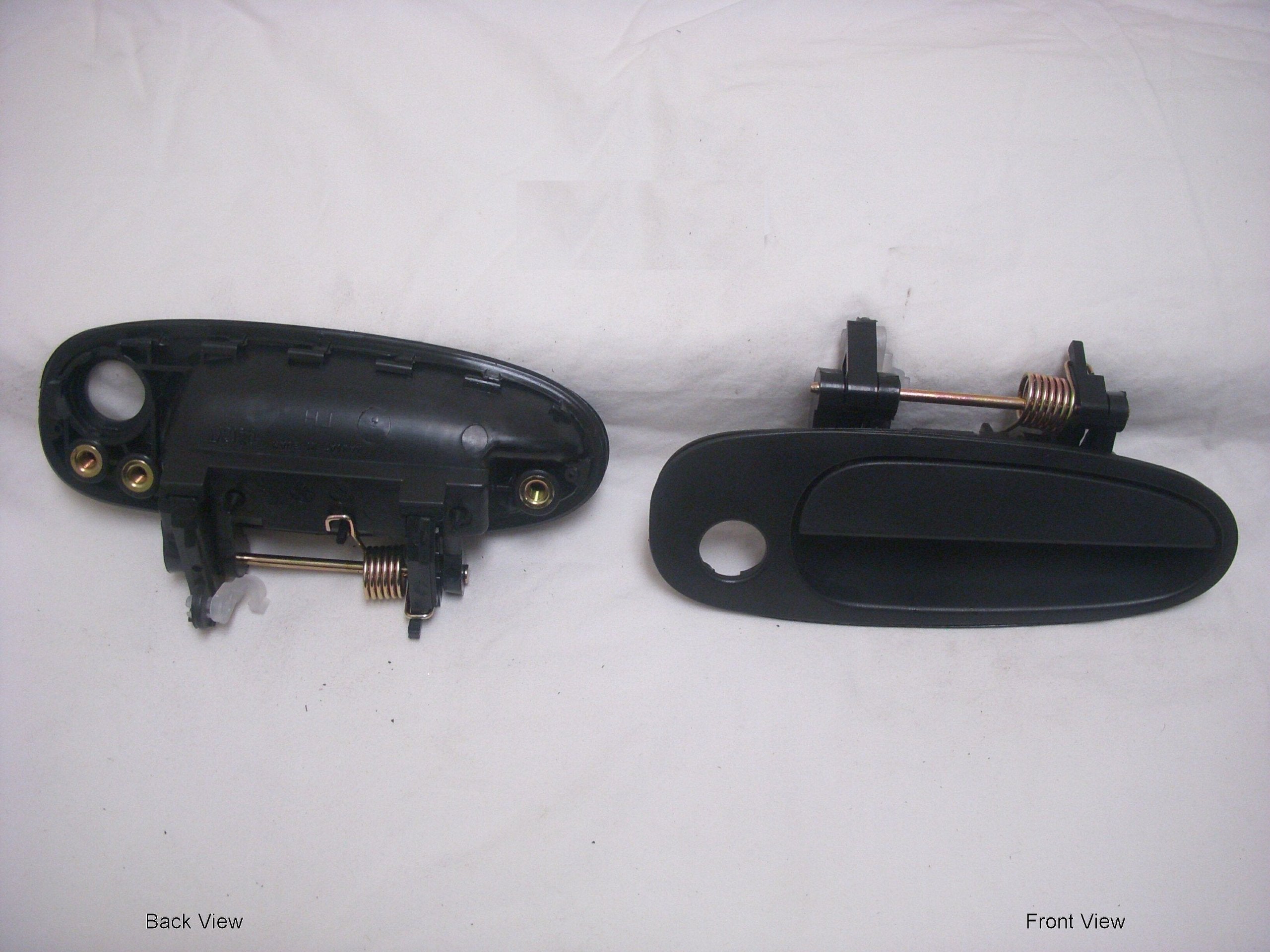 Pt Auto Warehouse To-3149A-Fr - Outside Exterior Outer Door Handle, Textured Black - Passenger Side Front