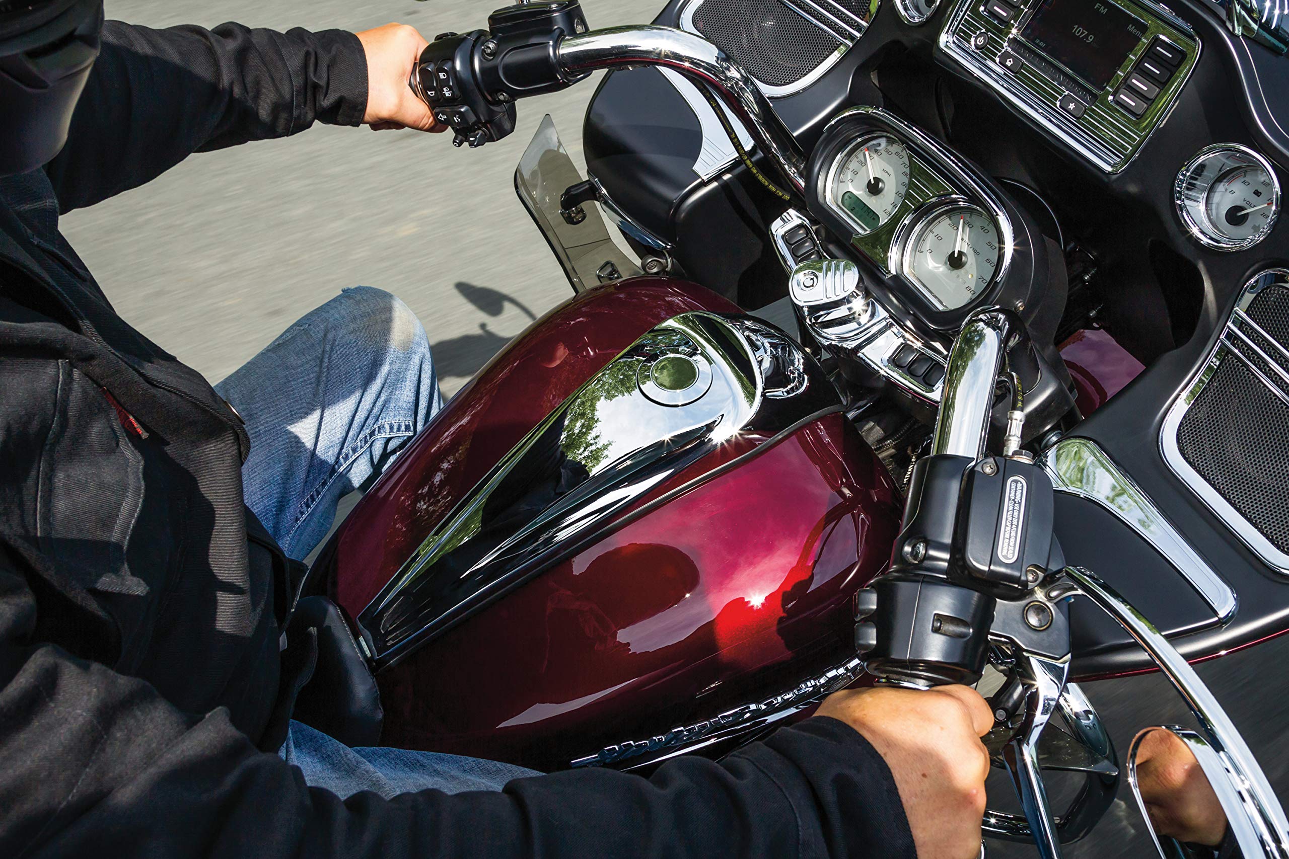 Kuryakyn 7178 Vented Flush Mount Pop-Up Fuel Tank/Gas Cap with Right-Hand Threads for 1996-2019 Harley-Davidson Motorcycles with