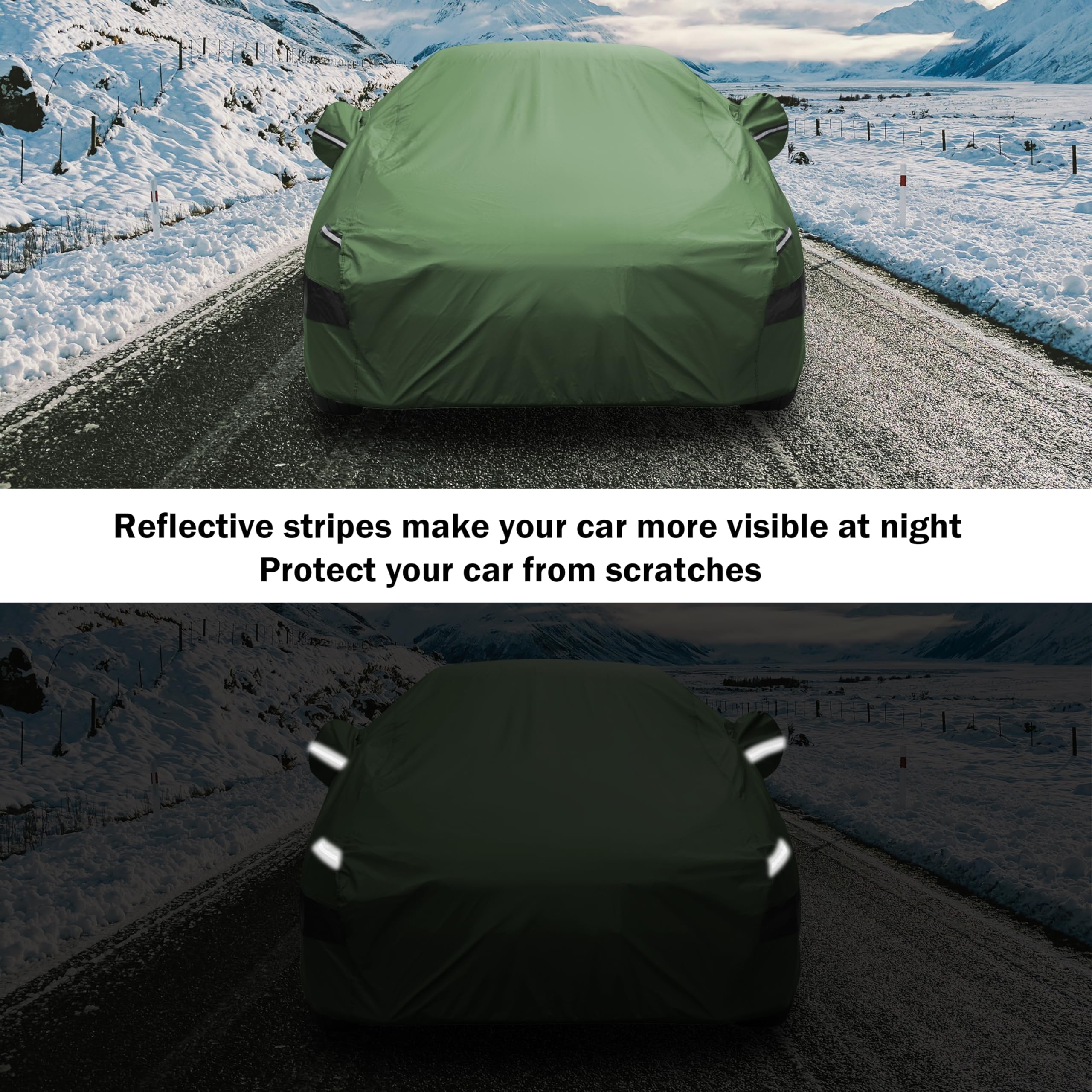 Jurmon Heavy Duty Outdoor Car Cover Intended For Beetle Bug,Waterproof All Weather For Automobiles, Outdoor Full Cover Rain Sun