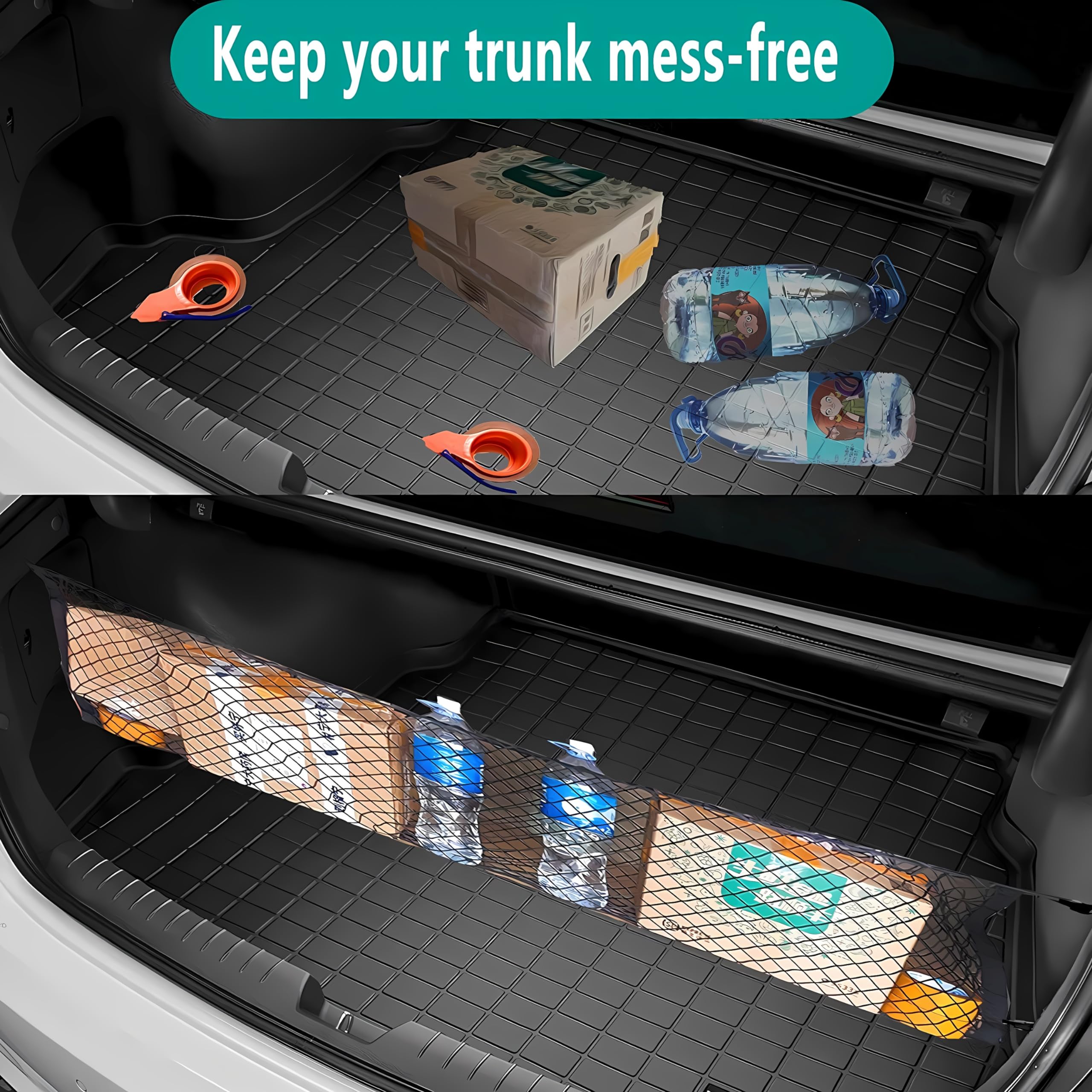 Trunk Cargo Net Compatible With Ford Bronco Sport 2021 2022 2023 2024 2025