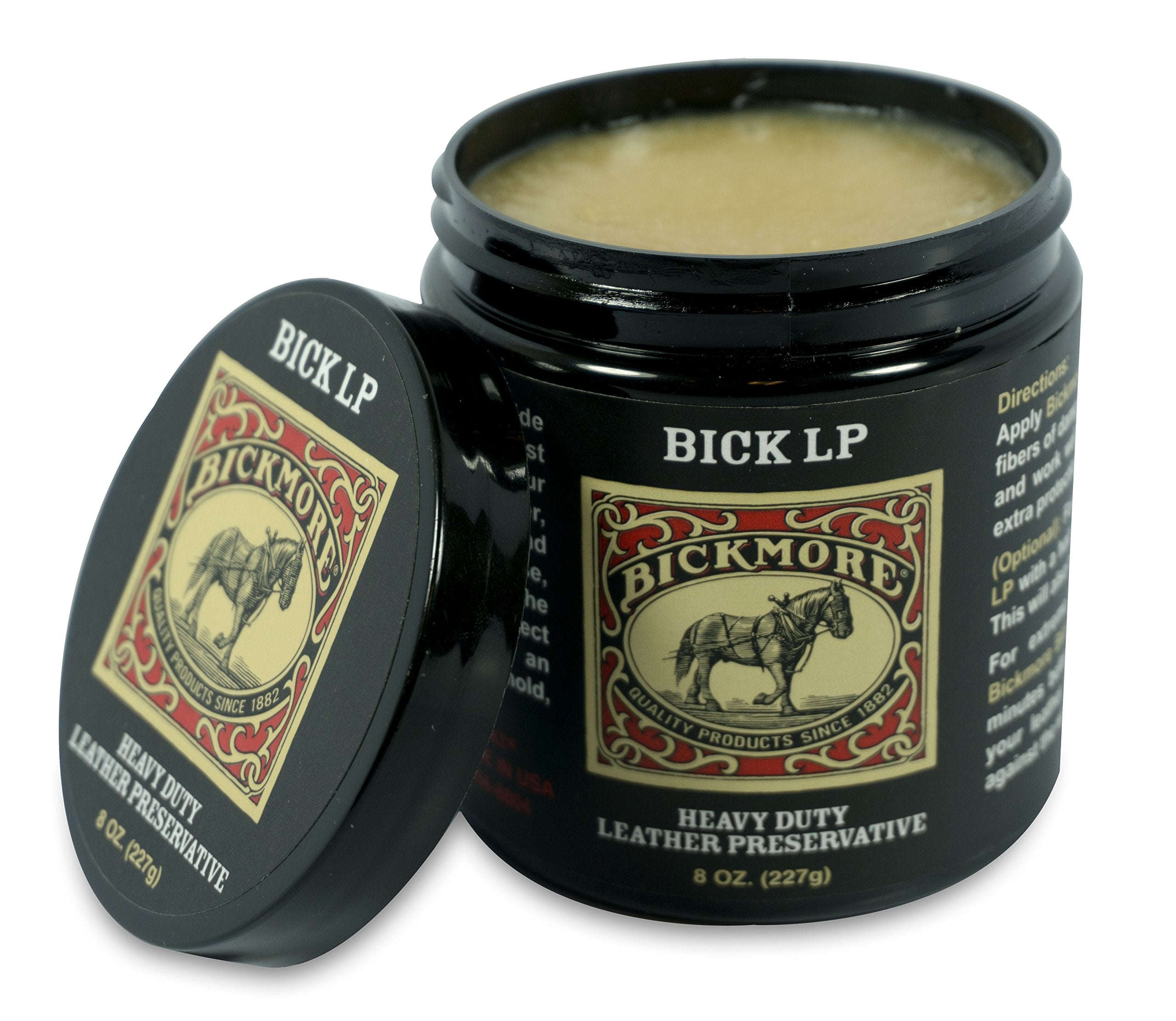 Bickmore Leather Conditioner, Scratch Repair Bick LP 8oz - Heavy Duty LP Leather Preservative | Leather Protector, Softener and