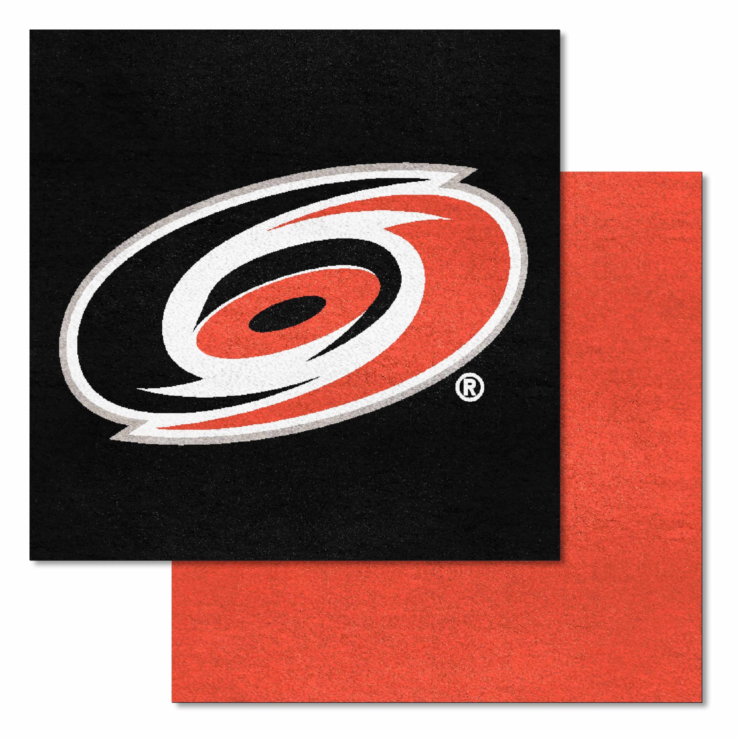 FANMATS 10691 Carolina Hurricanes Team Carpet Tiles - 45 Sq Ft.
