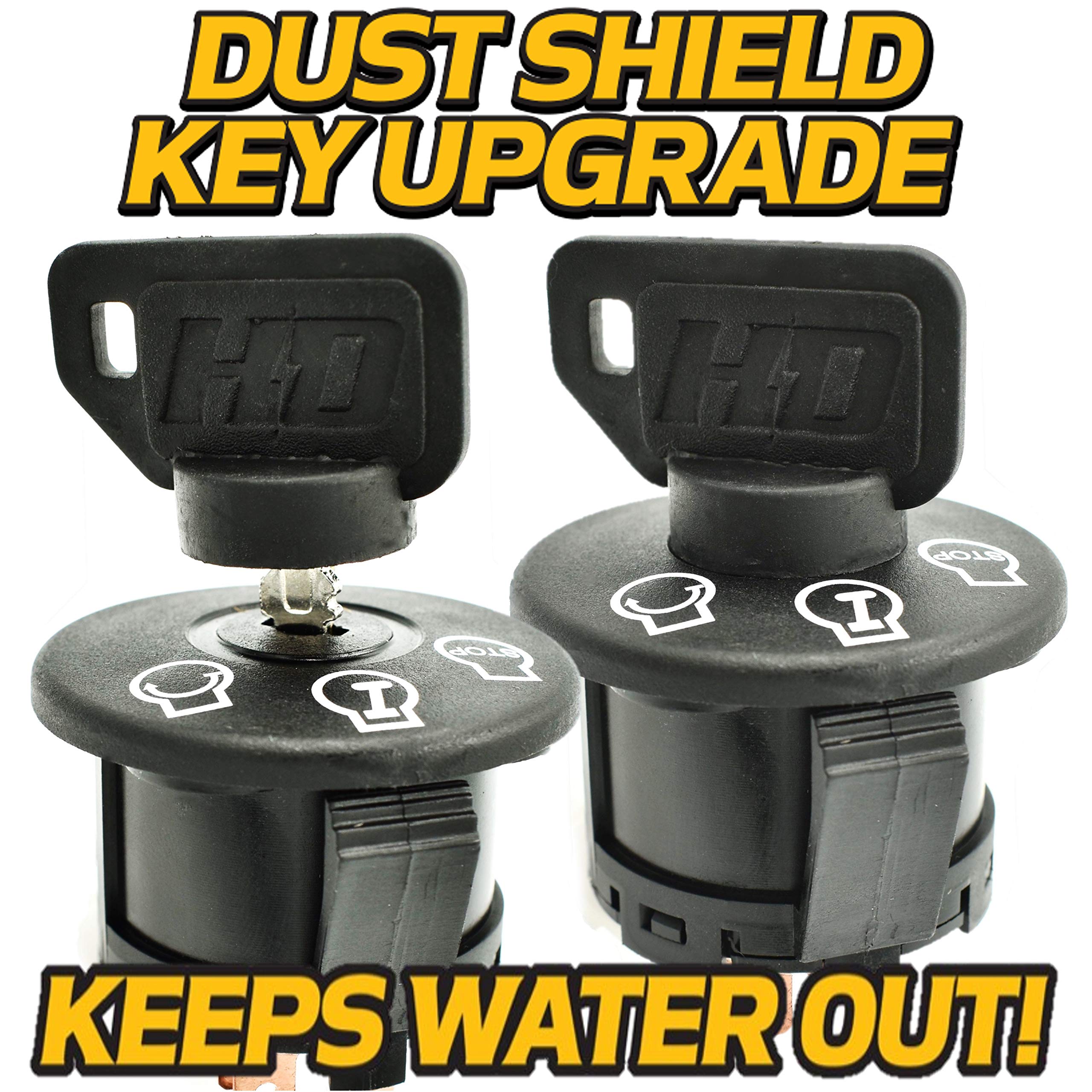 HD Switch Starter Ignition Switch NO Headlights 3 Position Replaces John Deere AM132808 AM122881 LT133 LT155 LT166 LT190 LTR155