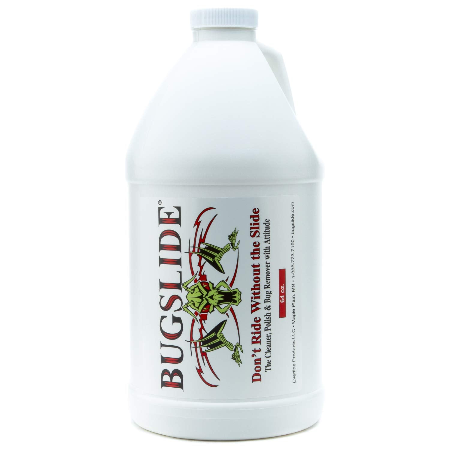Bugslide 64 Oz Cleaner Refill For Spray Bottles & Travel Kits - All Surfaces Cleaning And Detailing Solution For Vehicle Interior And Exterior Use - Shines, Degreases, Polishes