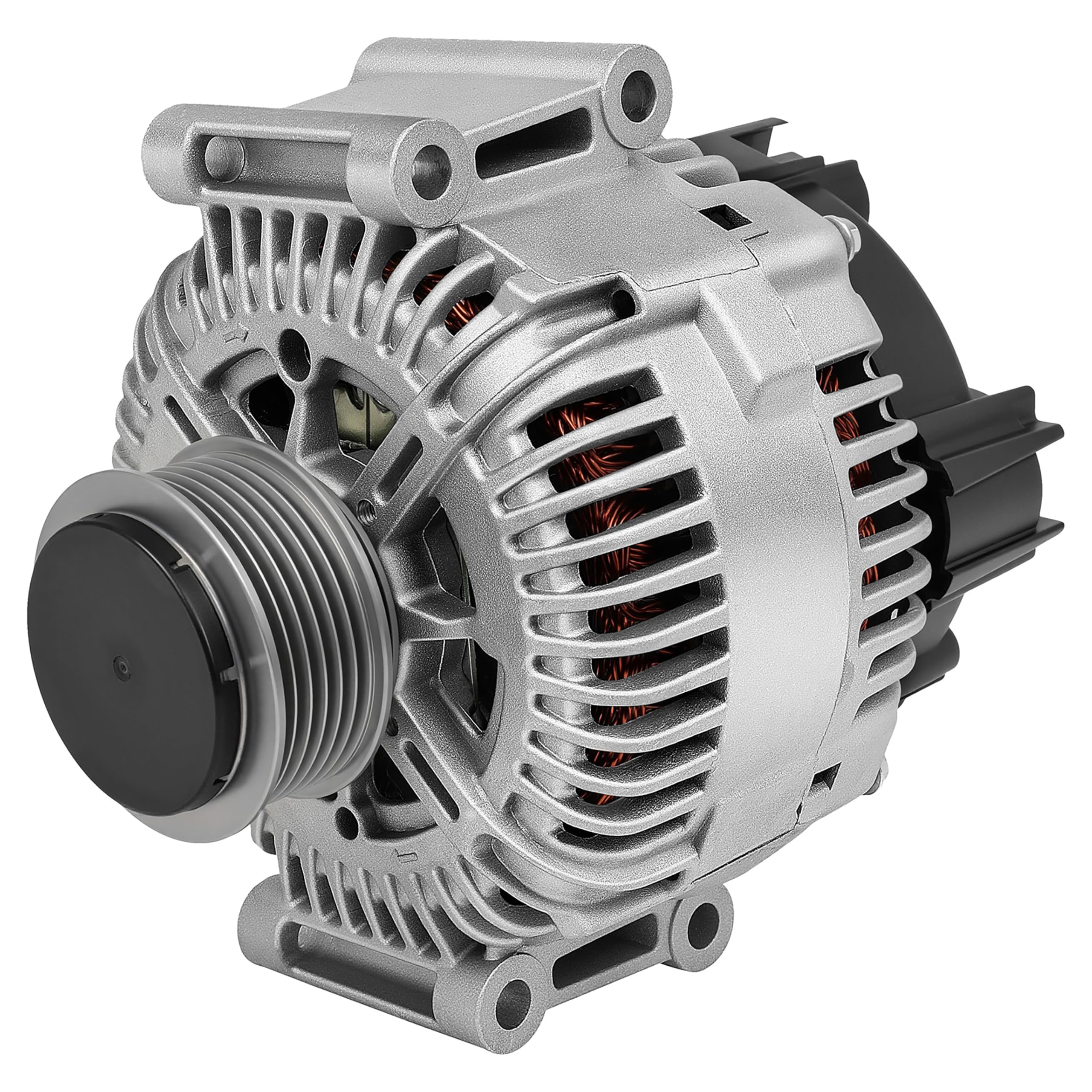 SCITOO Alternator Fits for Audi for A6 3.2L 2006-2009,for Audi for A6 Quattro 3.2L 2005-2008 11162 12V 180Amp High-output CW SC6