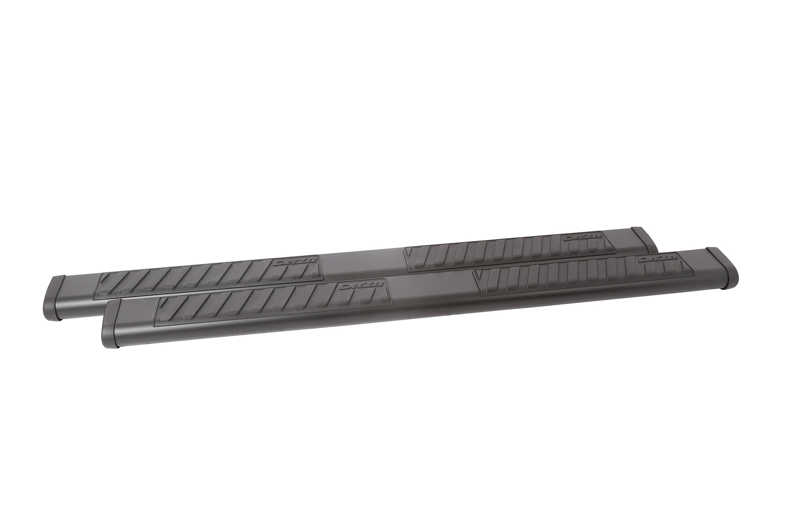 Dee Zee Dz16121 6 Oval Texture Black Steel Side Steps