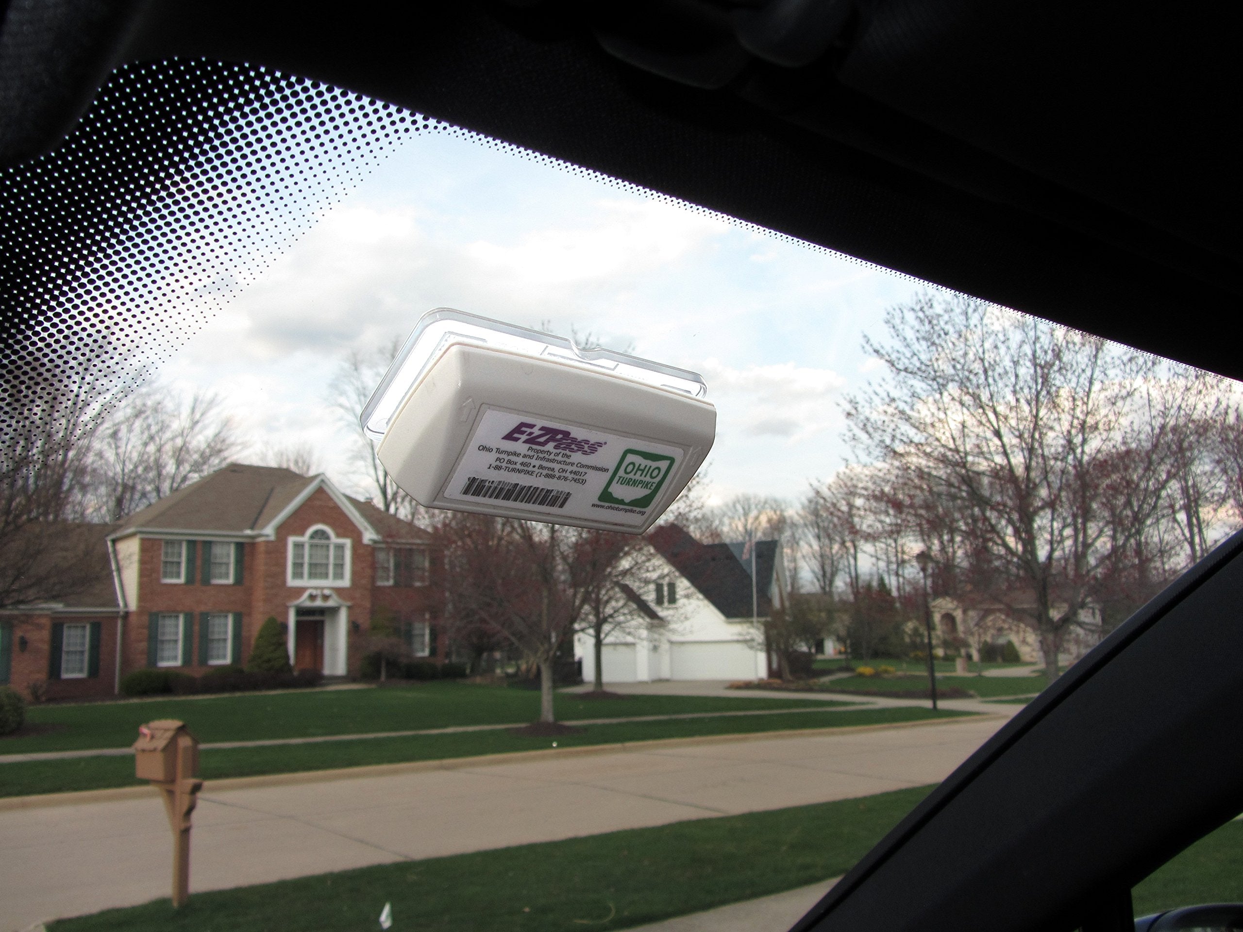 JL Safety EZ Pass-Mate Clear Holder for EZPass Flex & Standard - Durable Plastic, Patent Pending, Made in USA