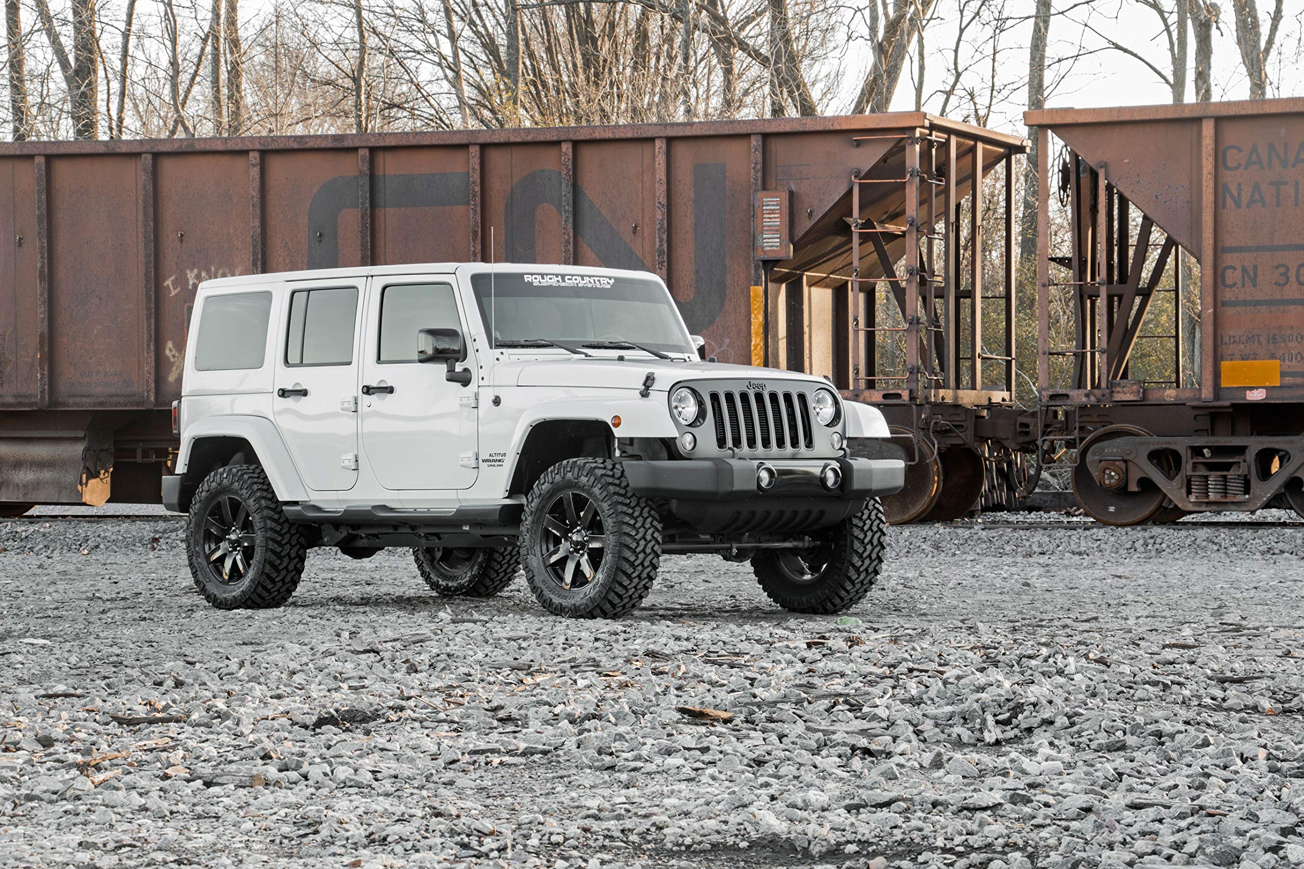 Rough Country 2.5' Lift Kit For 2007-2018 Jeep Wrangler Jk | 2-Door - Perf678