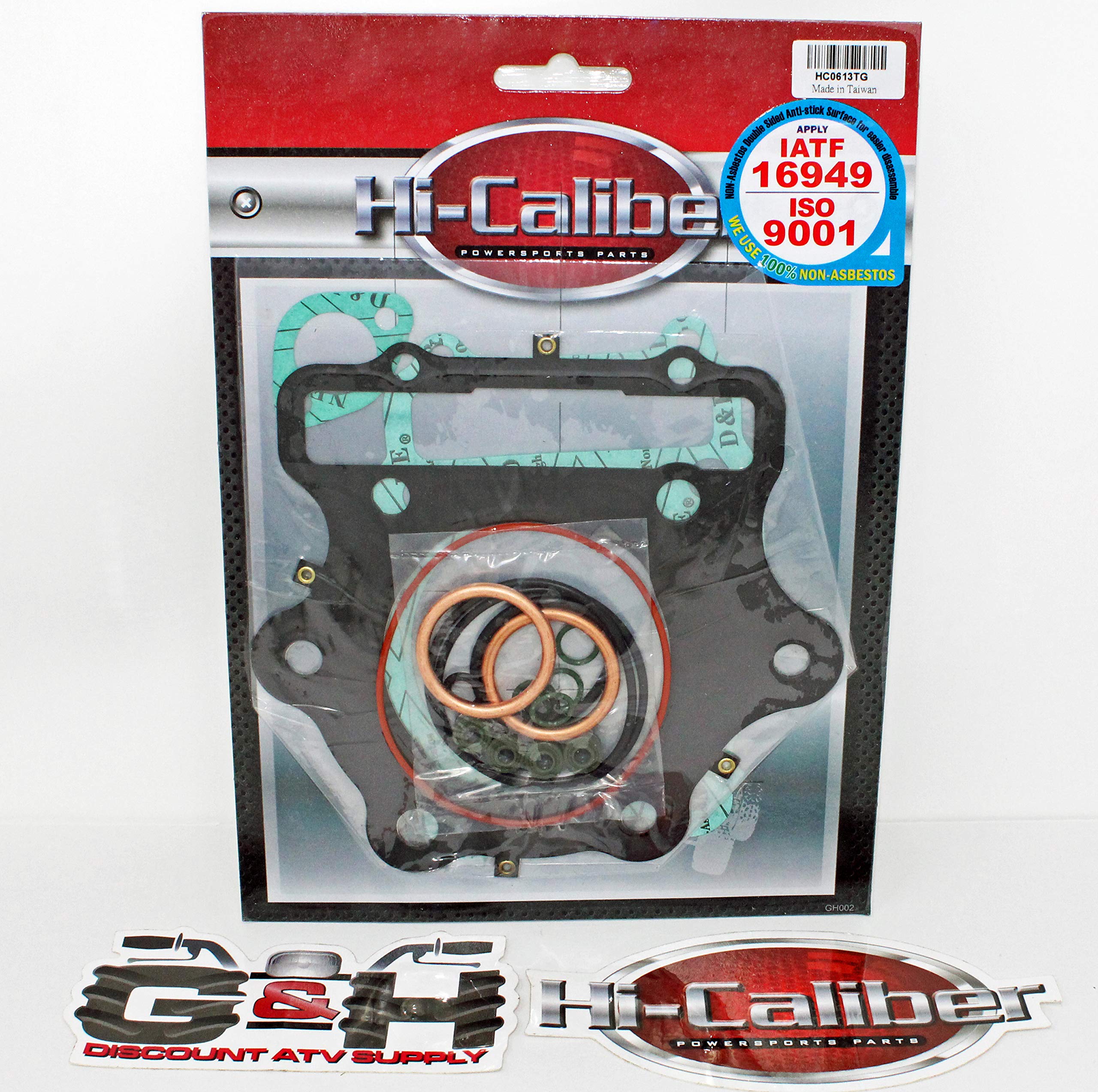 Hi-Caliber Powersports Parts Top End Engine Gasket Kit For 1986-1989 Honda Trx 350 350D Fourtrax Foreman & 1985-1986 Honda Atc 3