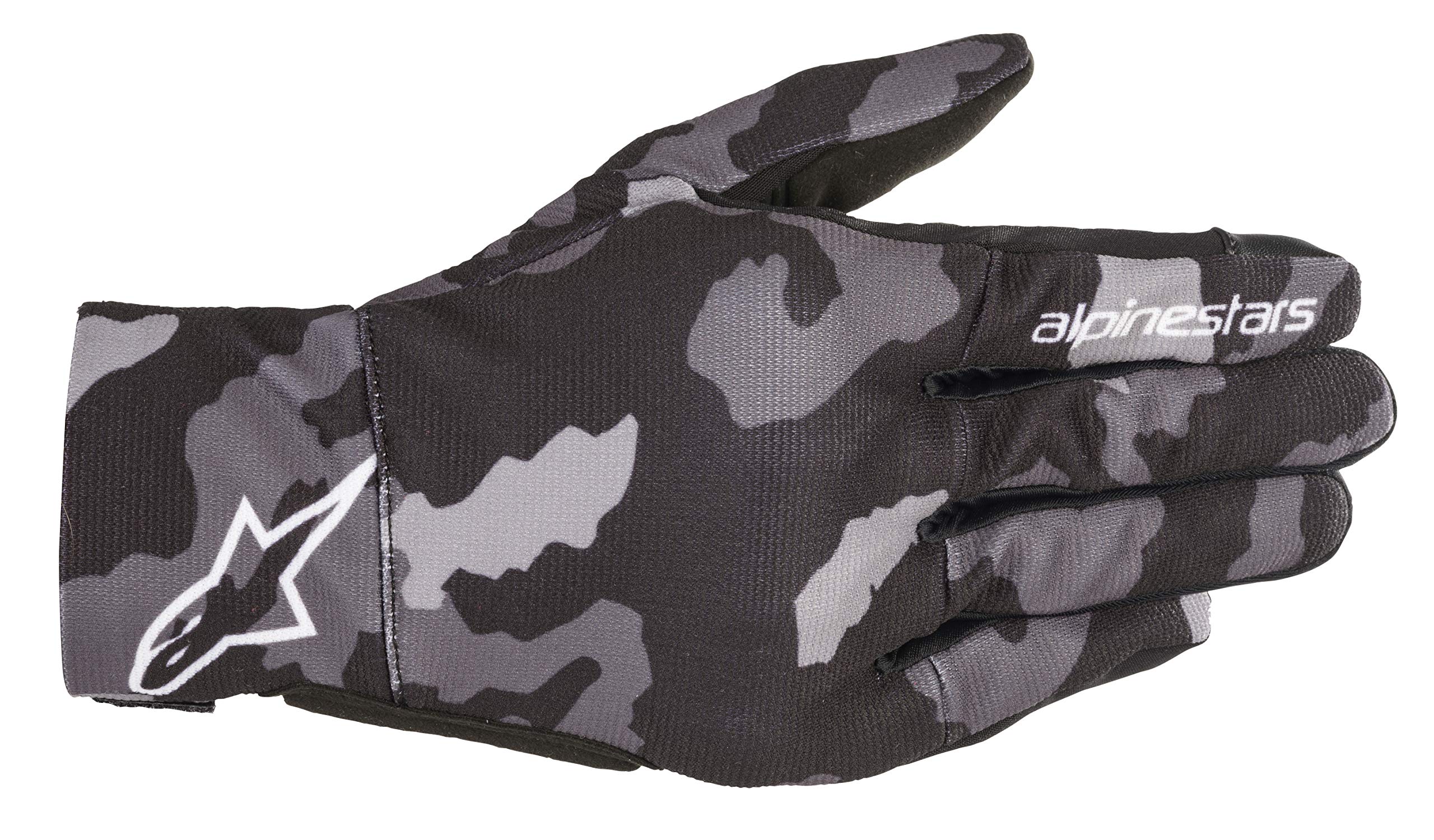 Alpinestars Mens Reef Motorcycle Riding Glove, Black/Gray/Camo, X-Large