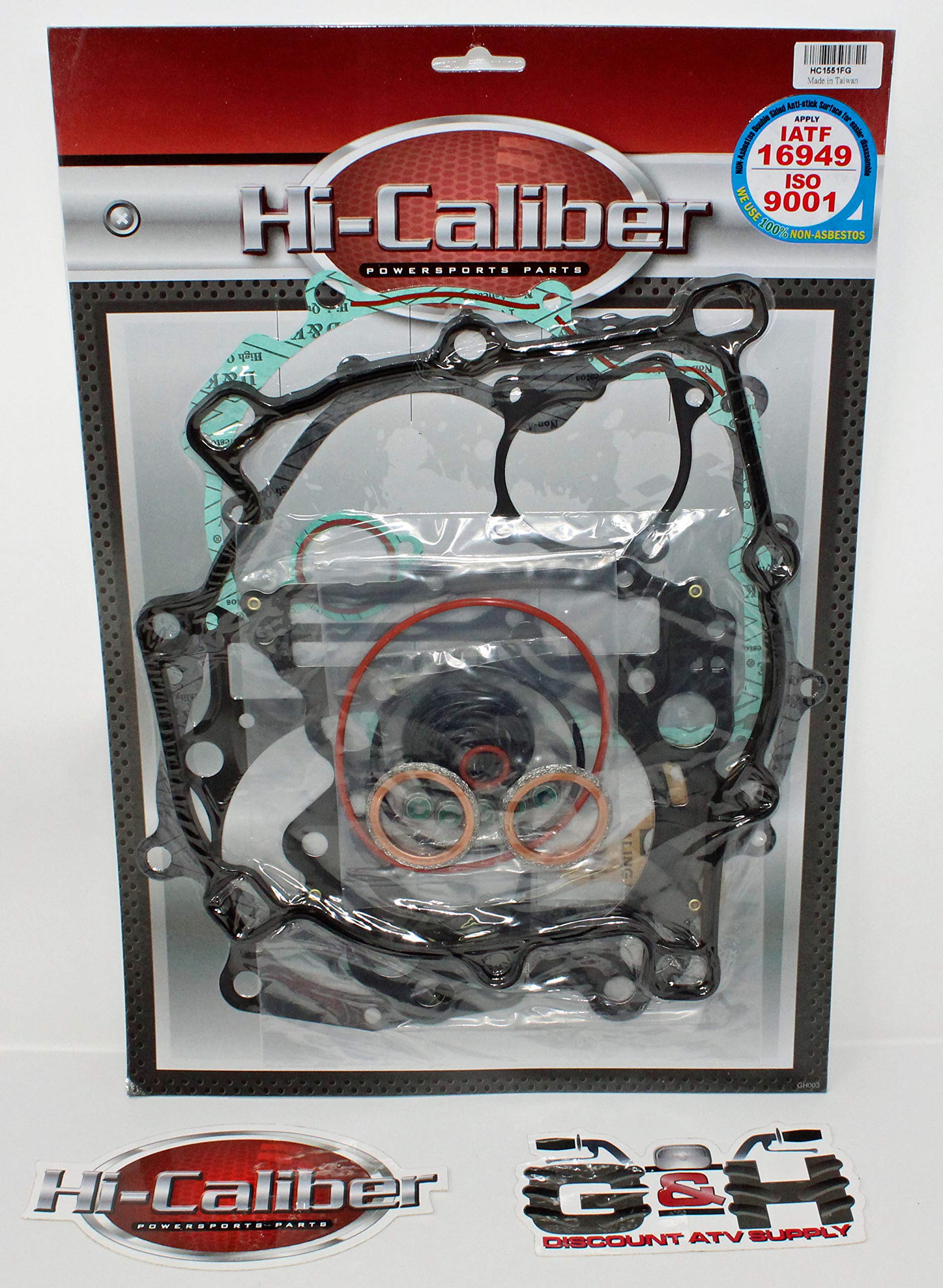 Hi-Caliber Powersports Parts Full Complete Gasket Kit Set For All Yamaha Yfm 660 Grizzly & Yxr 660 Rhino Atvs