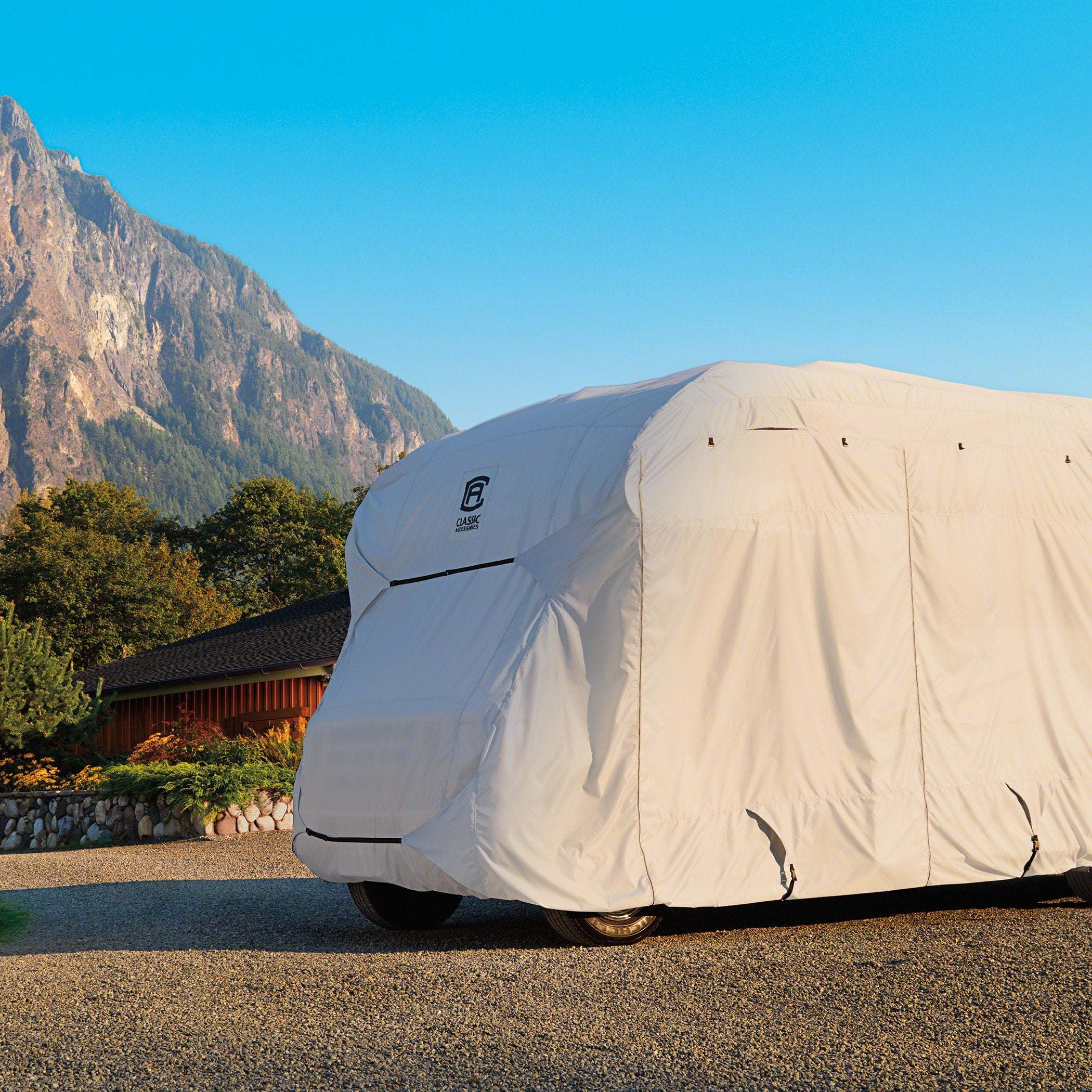 Classic Accessories Over Drive Permapro Deluxe Water-Repellent R-Pod Cover, Fits Up To 17 7'' Long (Door In Front)