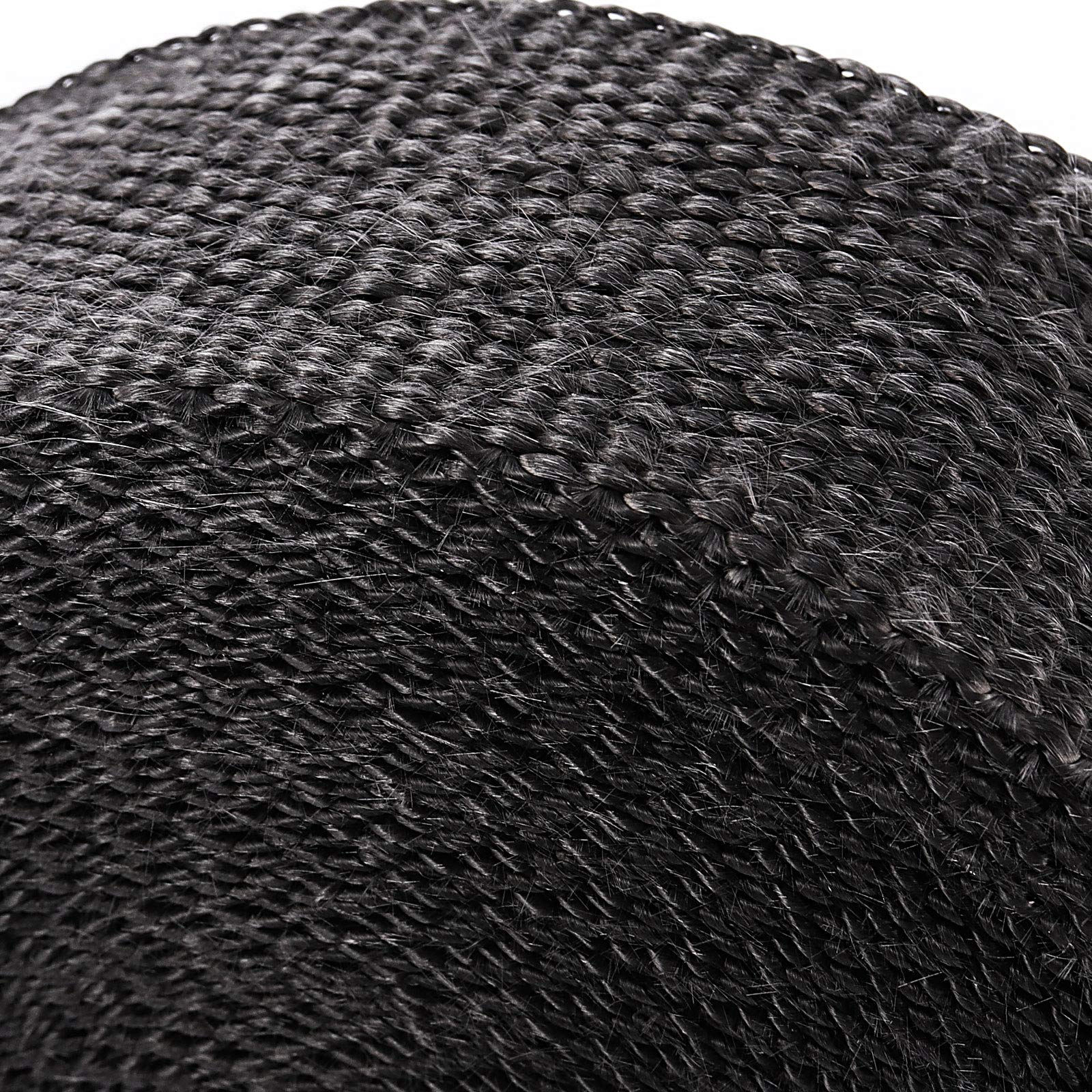 ZOENHOU 2 Rolls 2 Inch x 50 Feet Exhaust Heat Header Wrap, Fiberglass Pipe Wrap with 20 Stainless Ties, Black Exhaust Heat Shiel