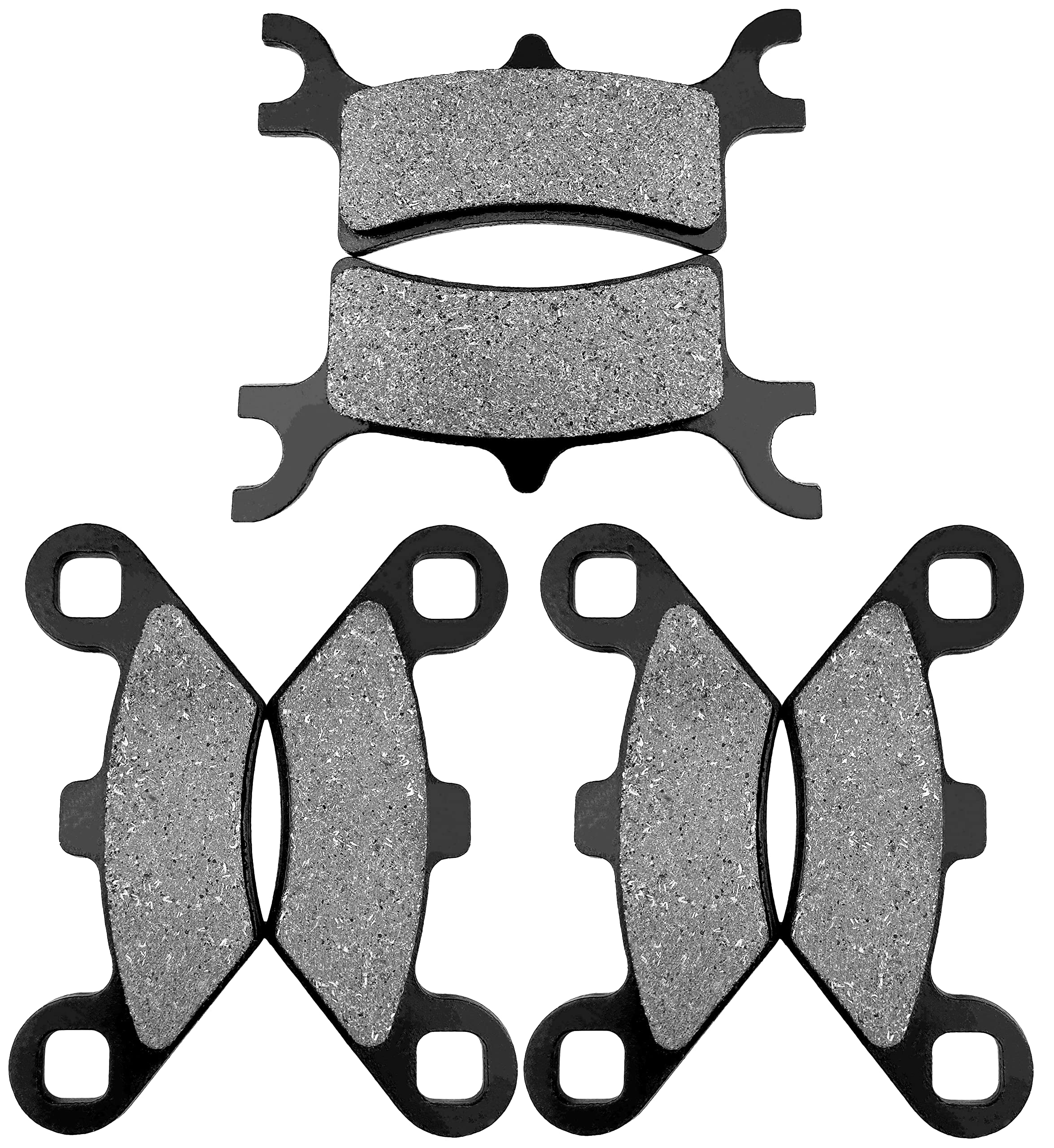 Front and Rear Brake Pads for Polaris Sportsman 400 450 500 600 700 800 EFI/HO 2x4 4x4, Scrambler 400 500, Trail Boss 330, Magnu