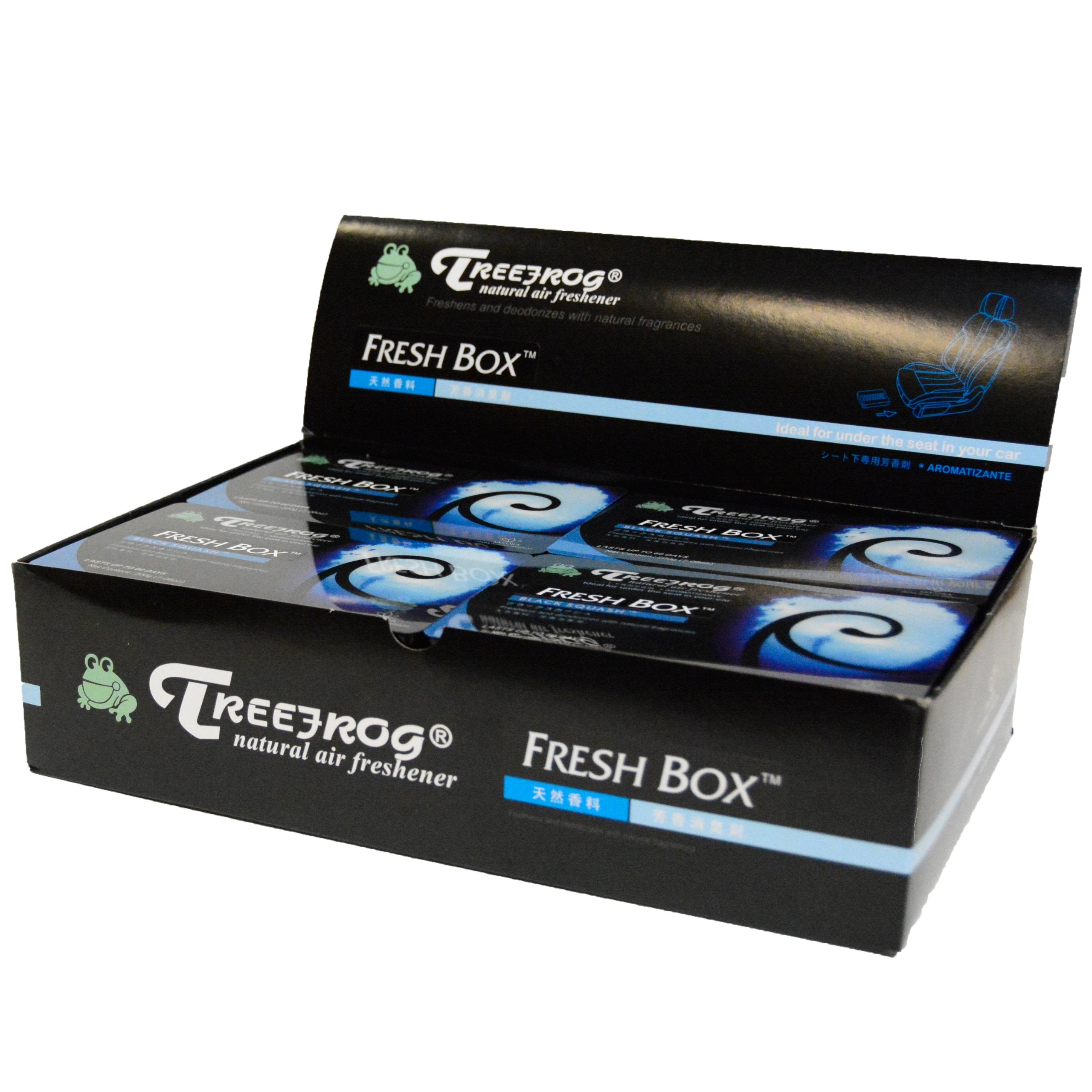 Treefrog Xtreme Fresh Air Freshener Black Squash Scent 3 Packs