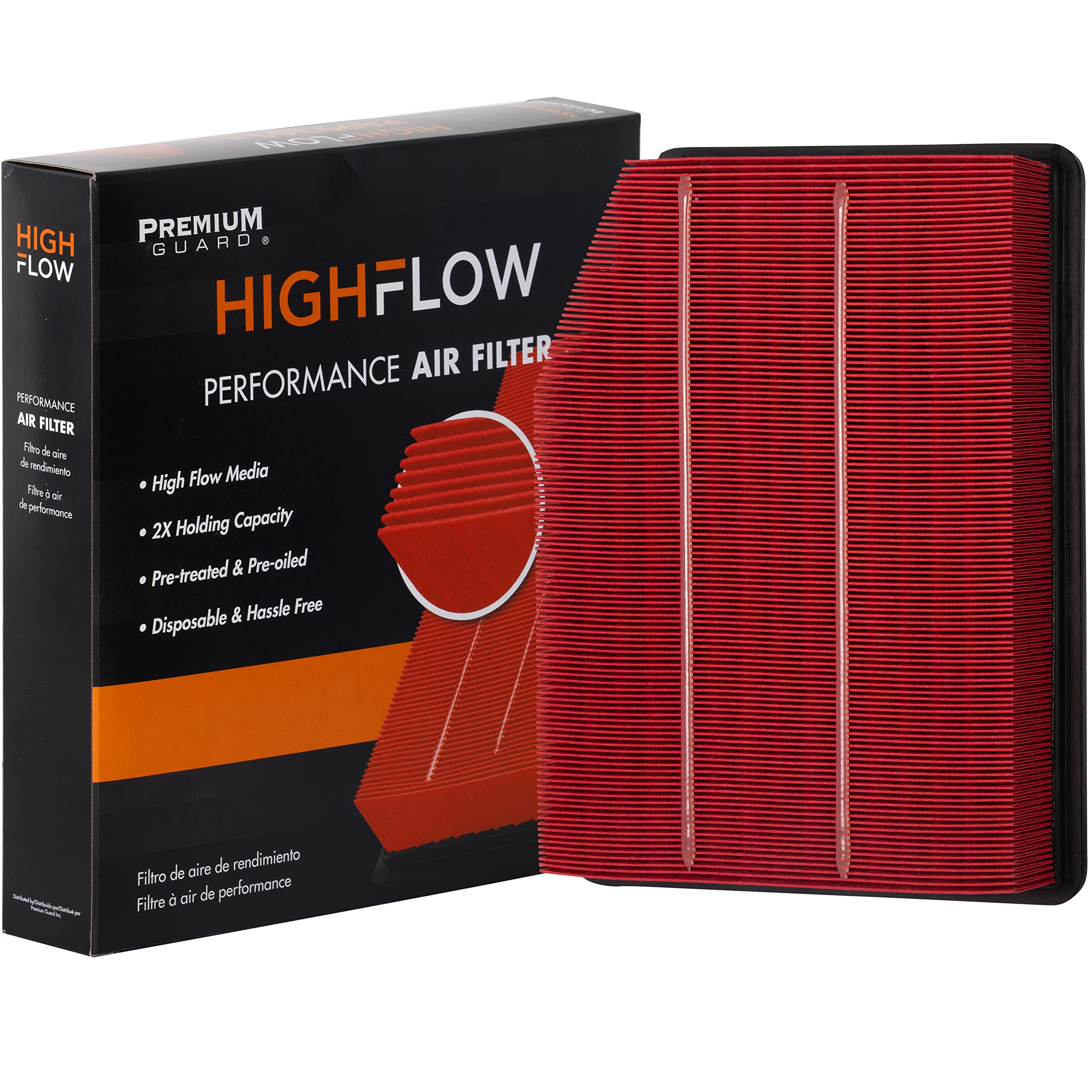 Highflow Pa99417X, High Performance, Pre-Oiled Disposable Engine Air Filter  Fits 2023-19 Chevrolet Silverado 1500, 2022 Silvera