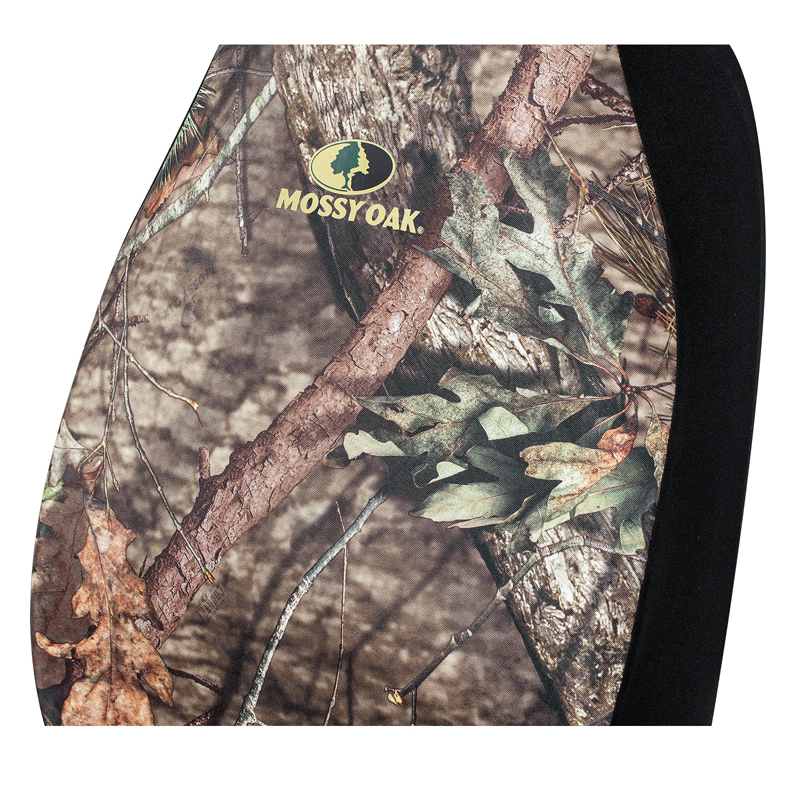 Mossy Oak High Back Camo Seat Covers - Rip-Stop Oxford Fabric, Airbag Compatible, Universal Fit, 20x21x27 inches