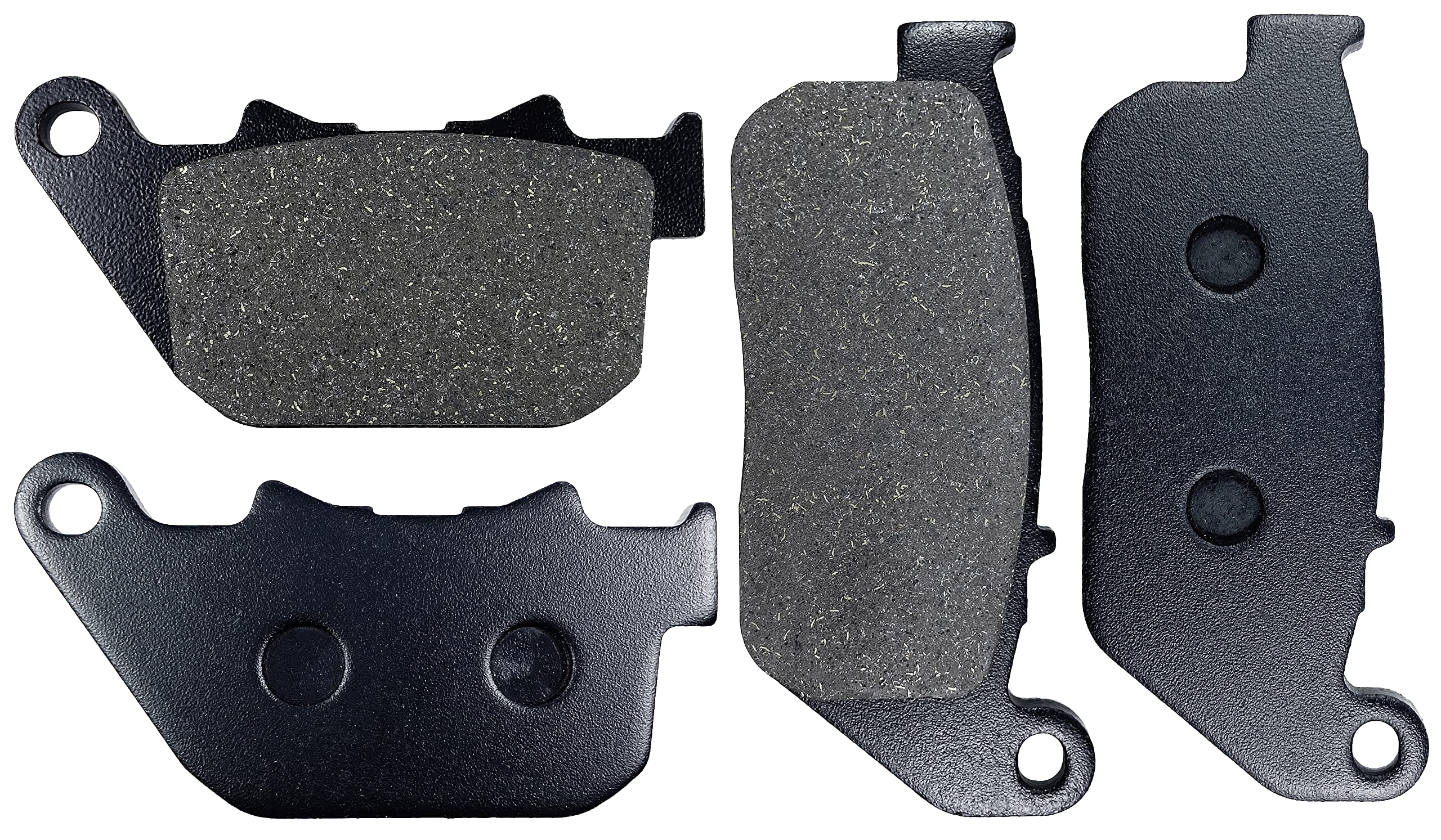 MooLang Brake Pads Front and Rear for Harley Davidson Sportster 1200 XL1200C Custom, Sportster 883 XL883 XL883C Custom, XL883R X