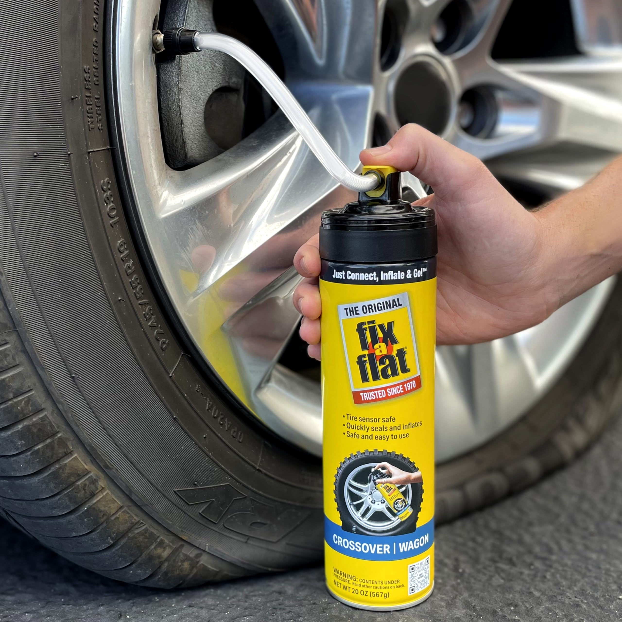 Fix-A-Flat Tire Sealant And Car/Suv Tire Inflator 20Oz
