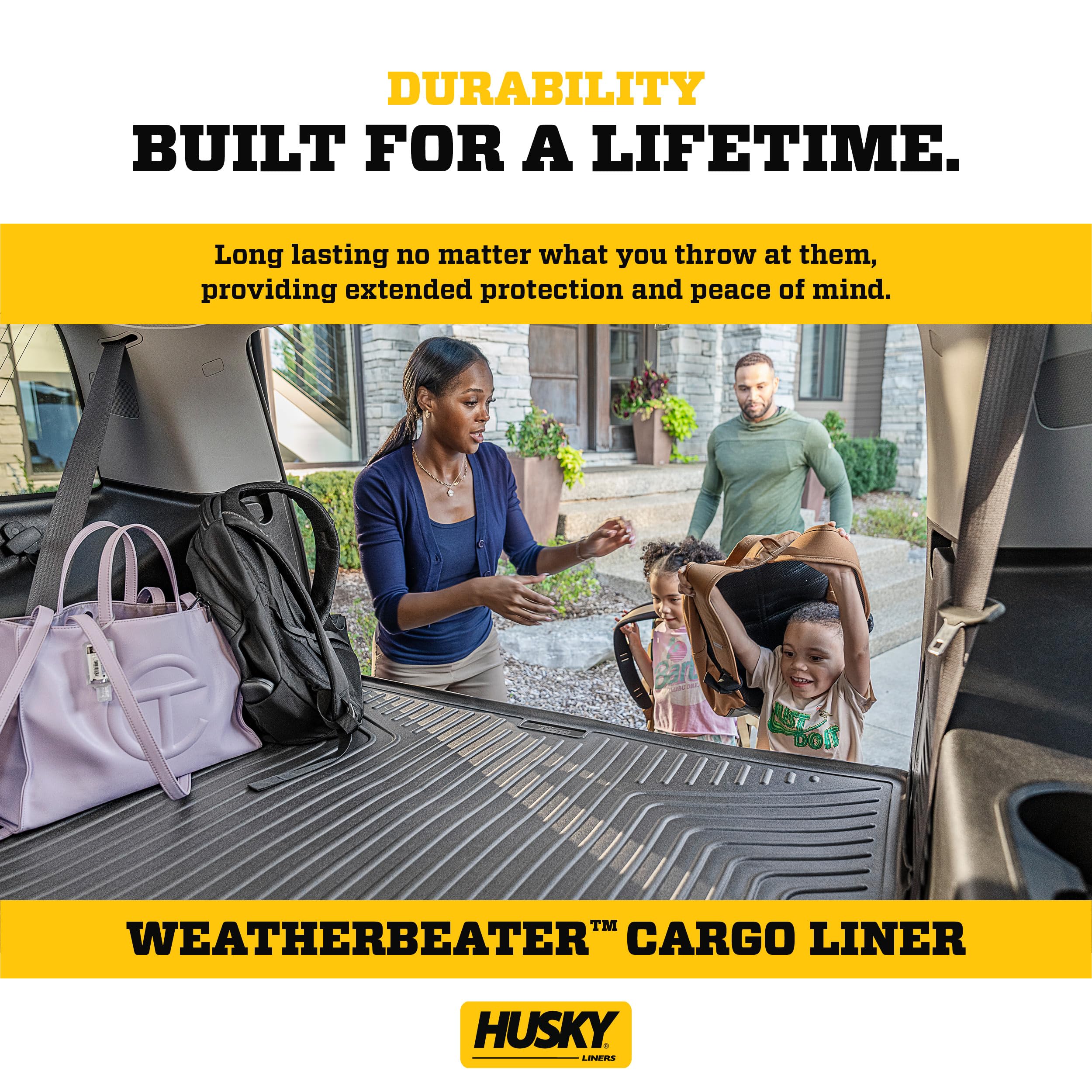 Husky Liners Weatherbeater Cargo Liner | Fits 2019-2025 Honda Passport | 1-Pc Black - 24491