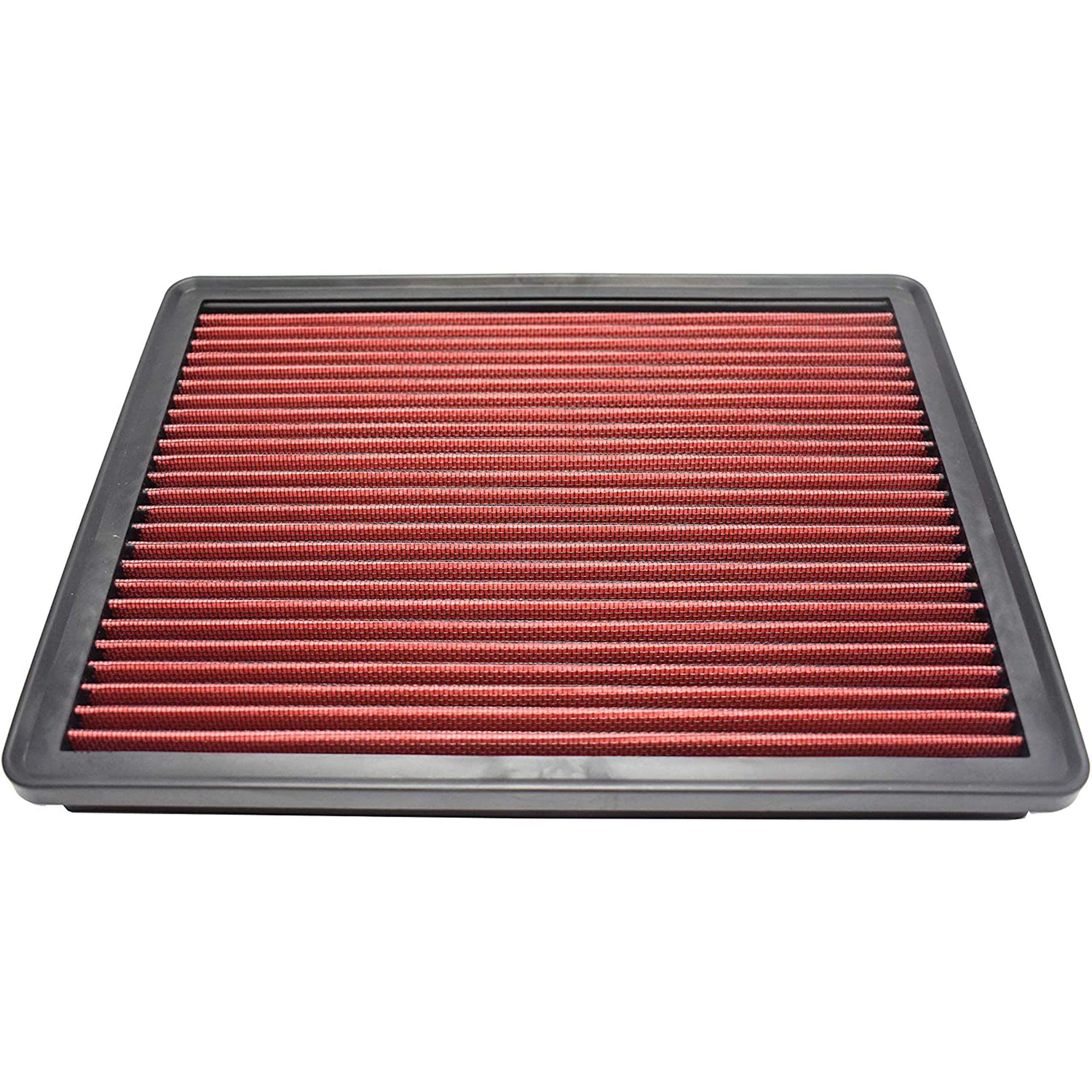 A-Team Performance - Engine Air Filter, Washable and Reusable - Compatible with 1999-2019 Chevy/GMC Truck and SUV V6/V8 (Silvera