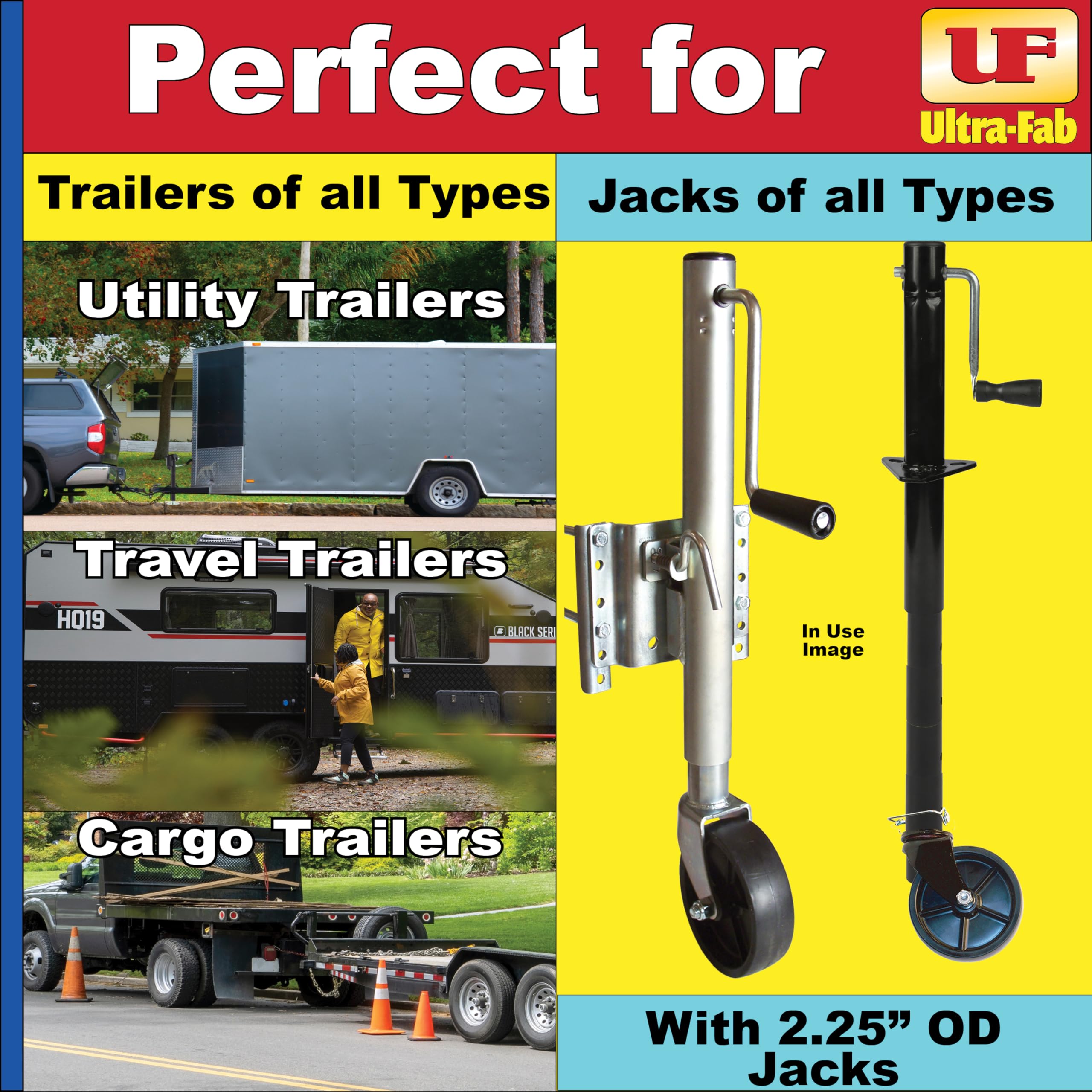 Ultra-Fab Products 49-954035 Caster Wheel For 2 Jack