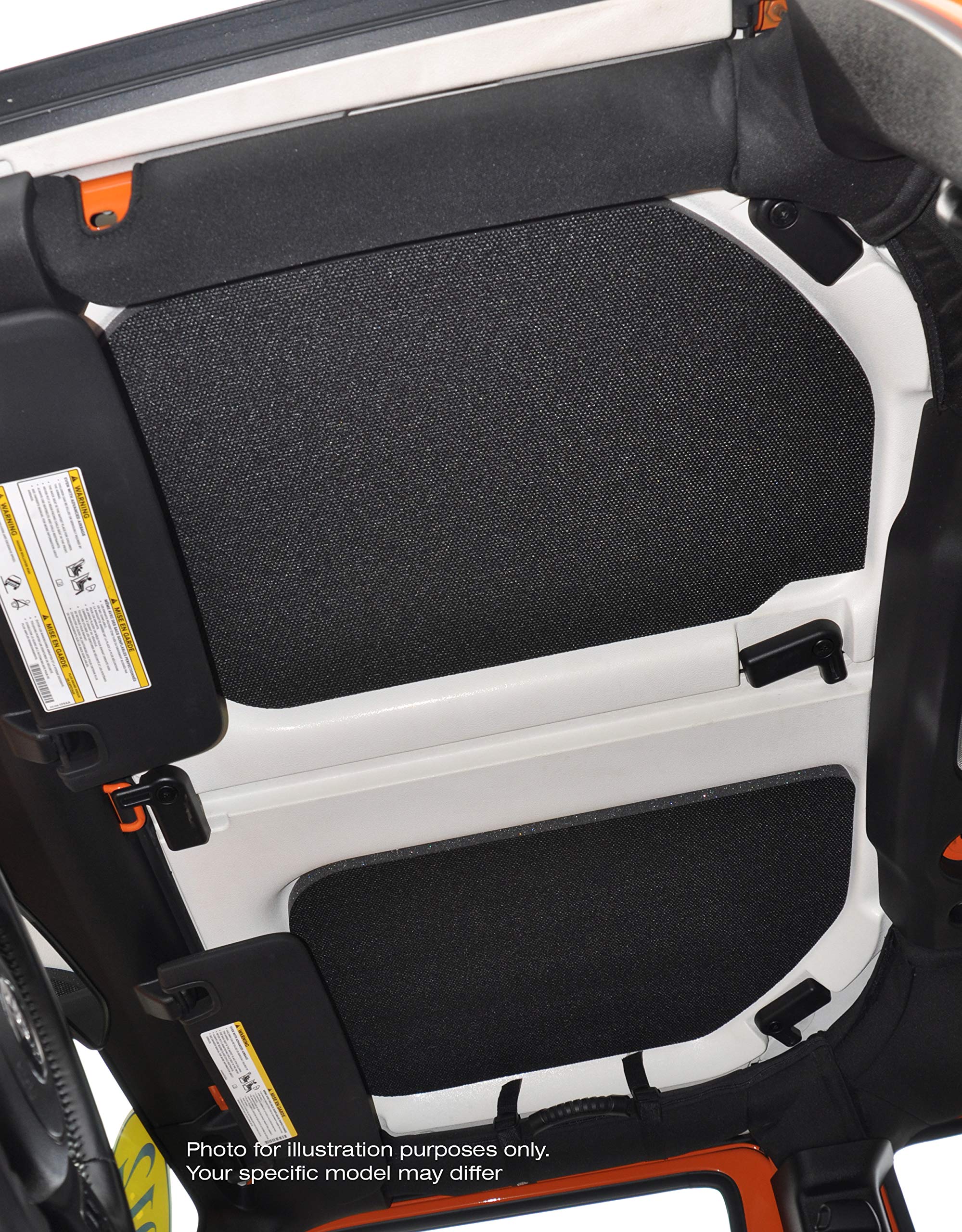 Design Engineering Boom Mat Black Sound Deadening Headliner Compatible With 4-Door Jeep Wrangler Jk (2011-2018)