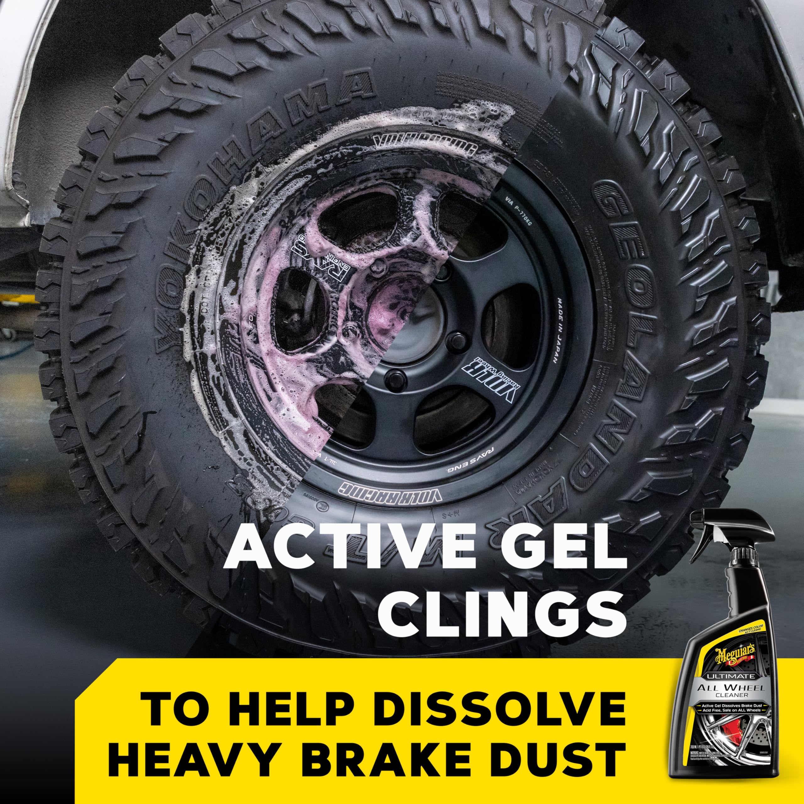 Meguiar'S G180124 Ultimate All Wheel Cleaner - 24 Oz Spray Bottle