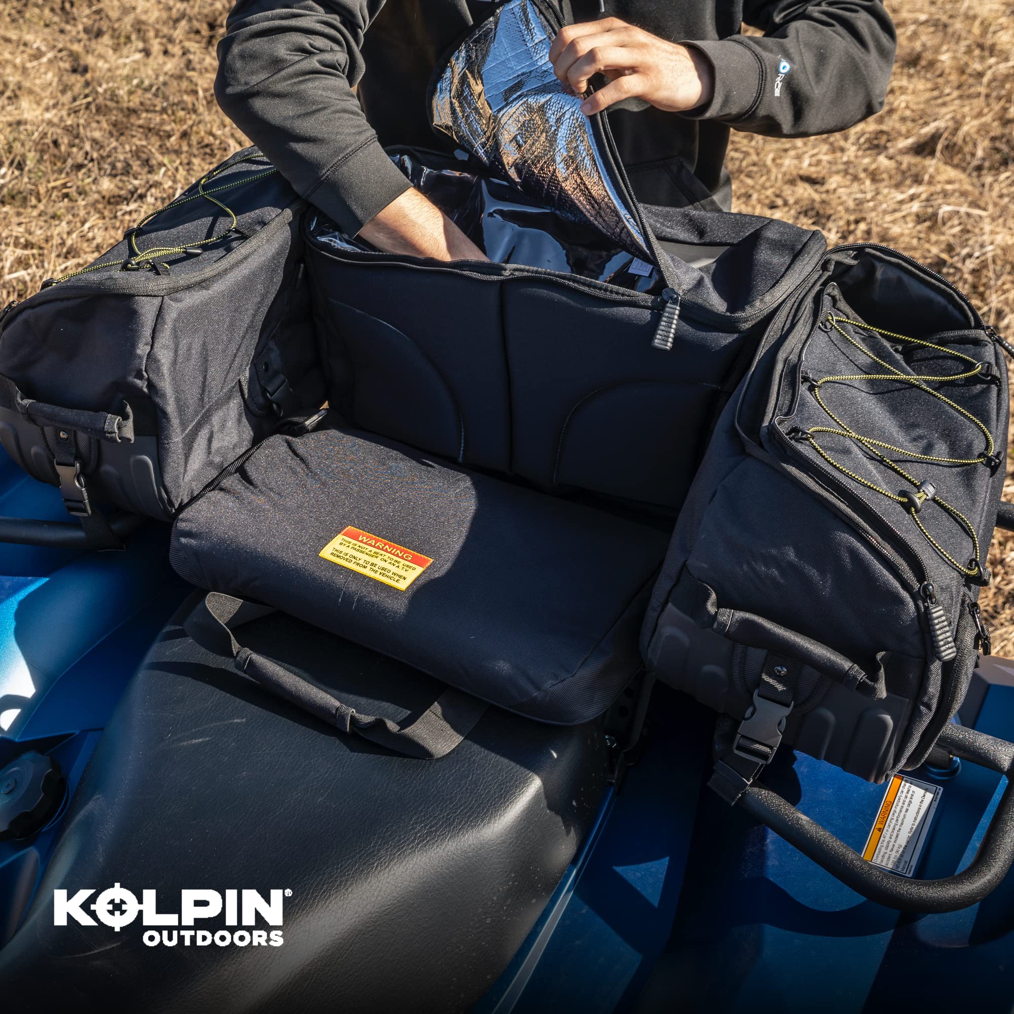 Kolpin Matrix Seat Bag - Black - 91155, 32' X 22' X 11'
