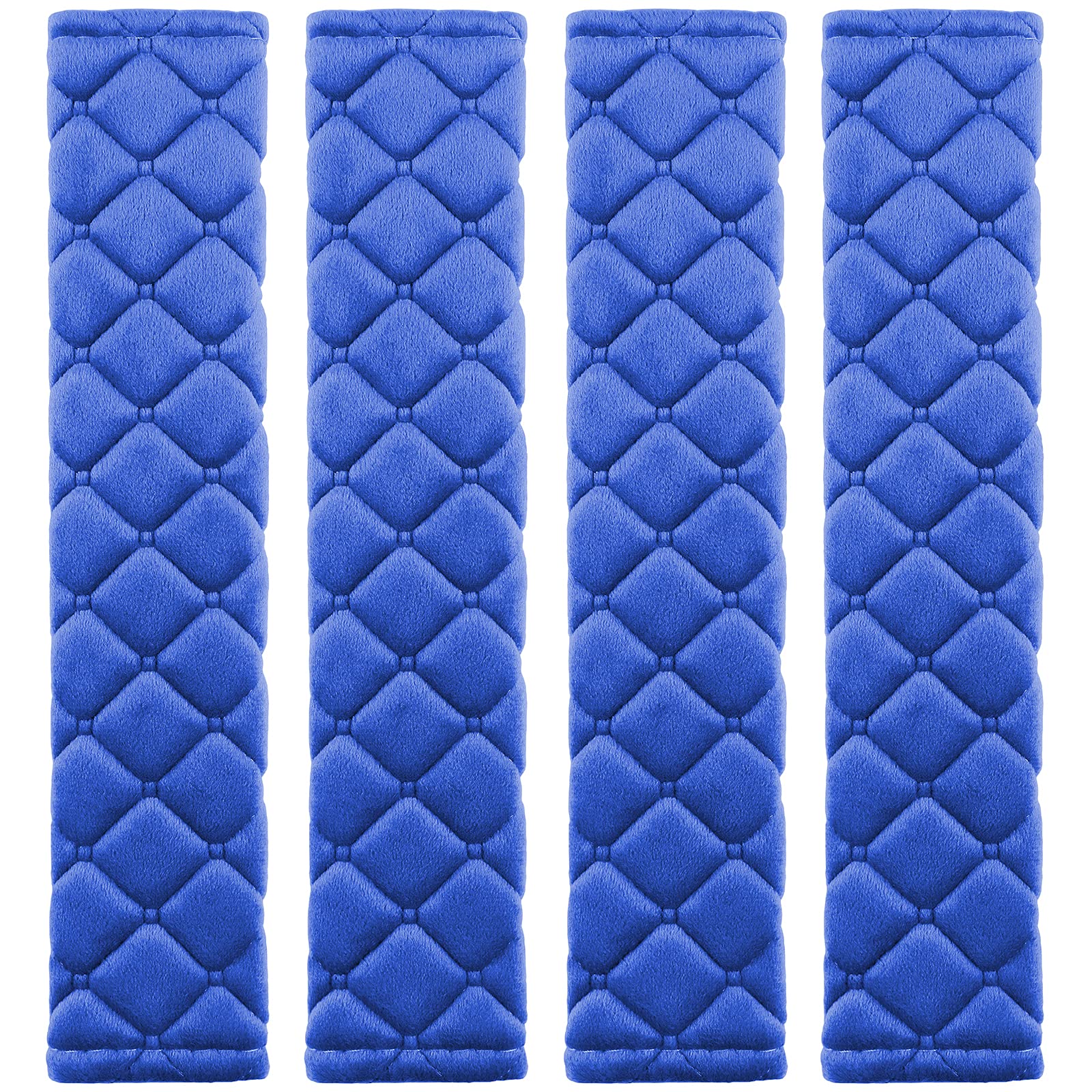 Mikafen 4 Pack Universal Car Seat Belt Pads, Adult Seat Belt Shoulder Strap Covers Harness Pad For Car/Bag,Soft Comfort Helps Pr