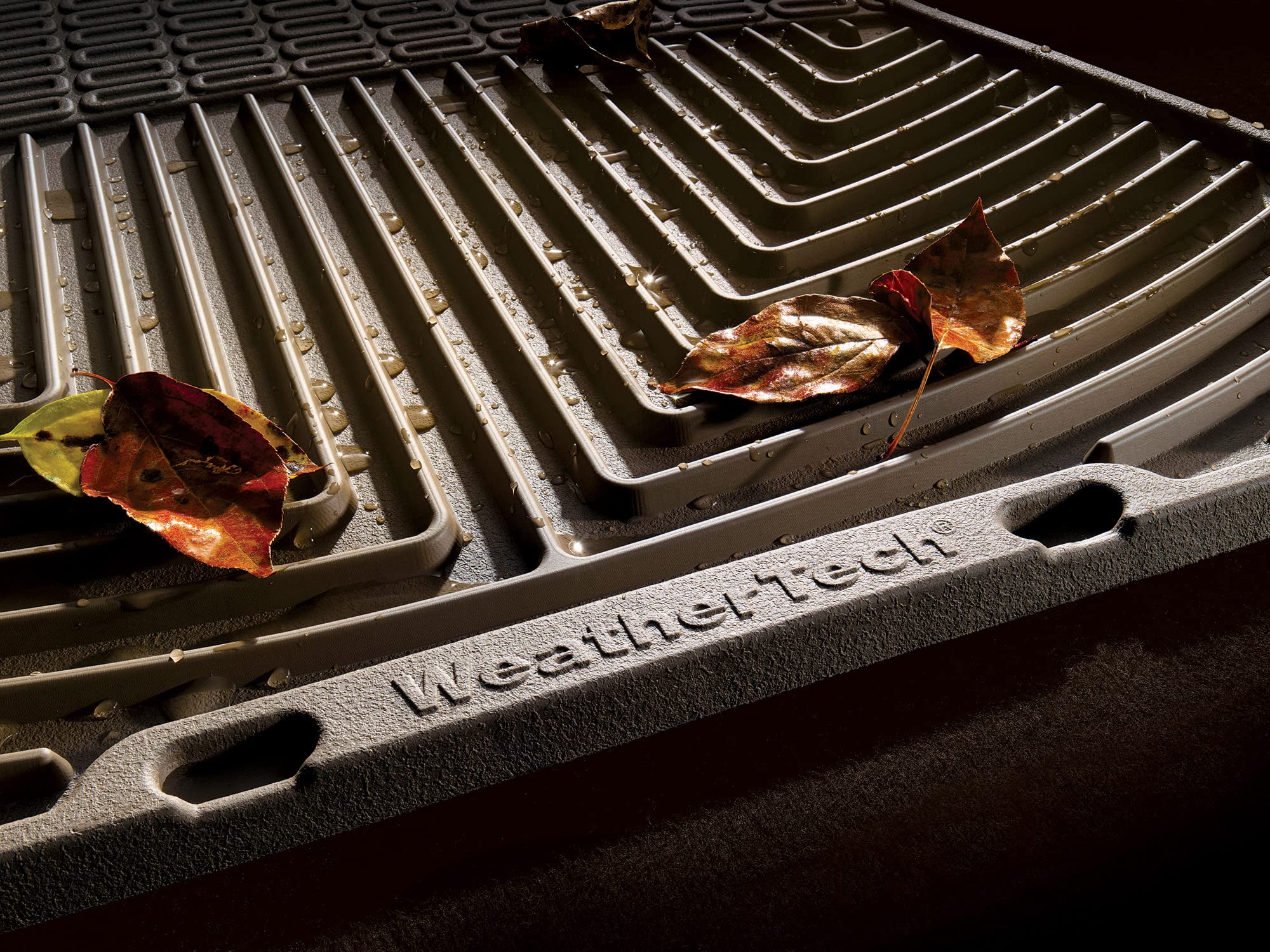 Weathertech All-Weather Floor Mats For Honda Pilot - 3Rd Row (W153), Black