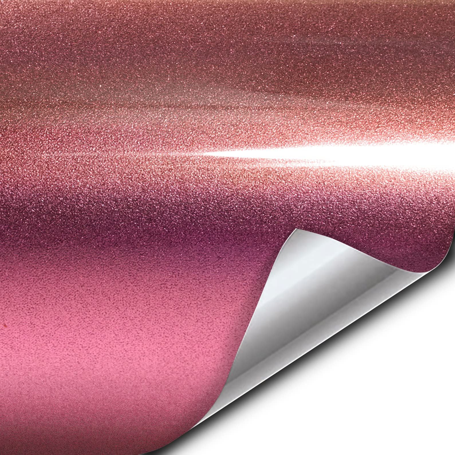 VVIVID XPO Gloss Liquid Metal Pink Vinyl Car Wrap Film (6ft x 5ft (Hood, Roof of Trunk Wrap Kit))