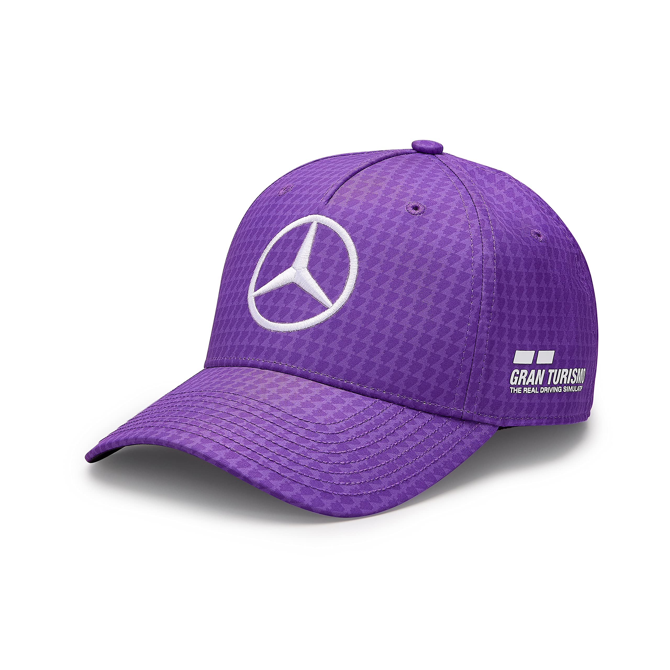 Mercedes AMG Petronas 2023 Lewis Hamilton Driver Hat - One Size, Purple, Polyester, Model 701223402003000 - Unisex