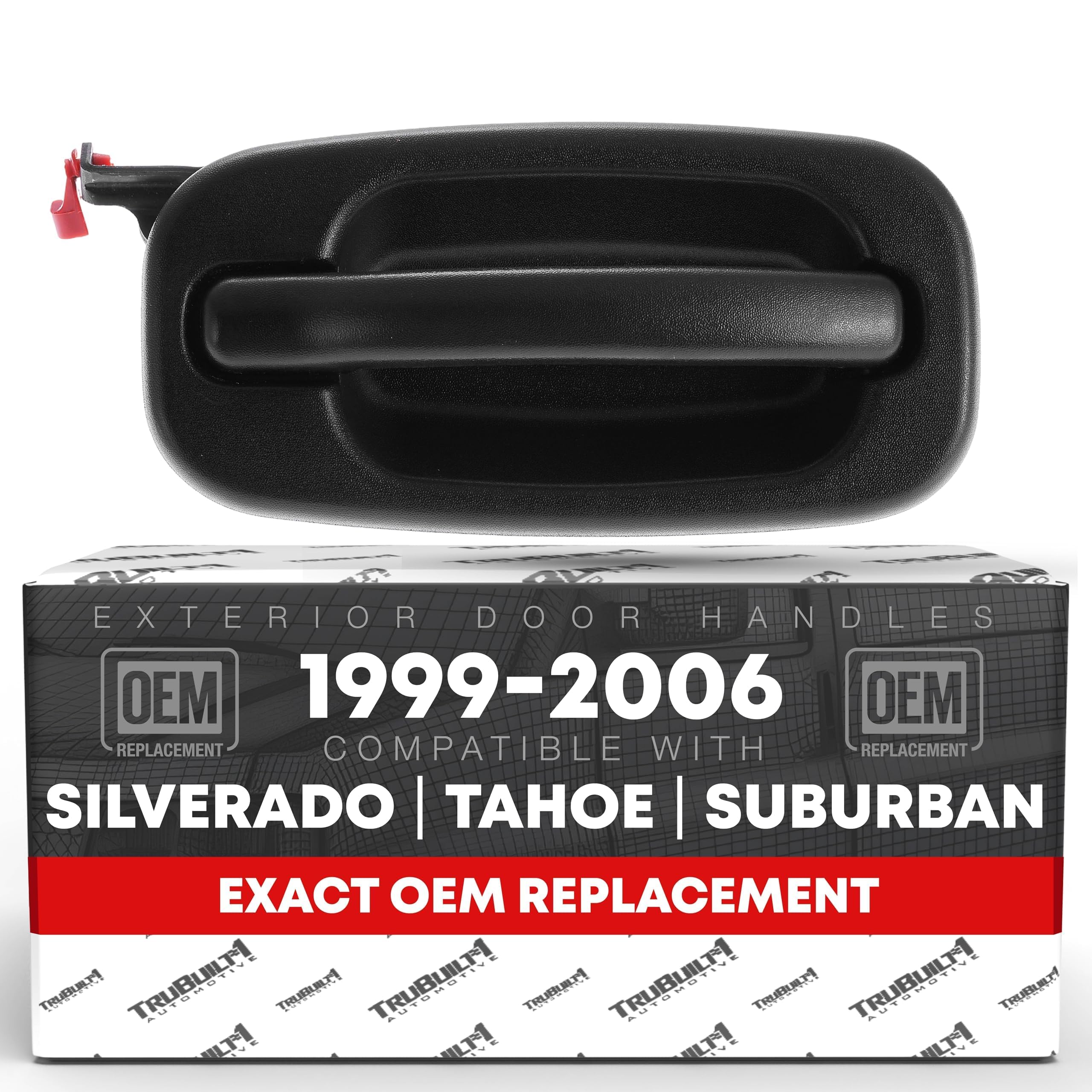 15721572 Rear Right Passenger Door Handle Replacement Compatible With 1999-2007 Chevrolet Silverado, Gmc Sierra 2002-2006 Avalan
