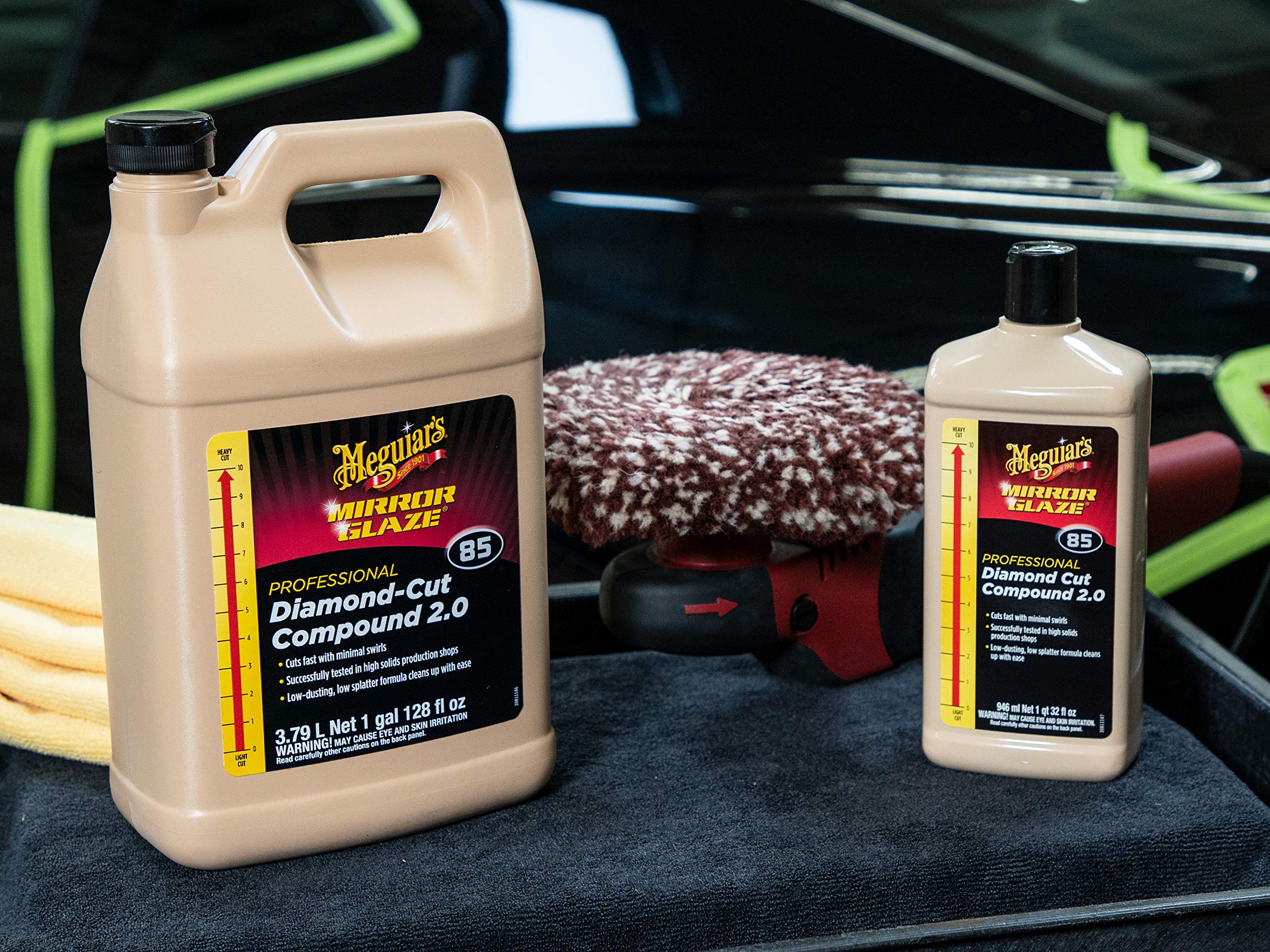 Meguiar'S Professional Dispenser Bottle D9916 - Empty Squeeze Bottle With Self-Cleaning Pop Top To Prevent Clogs, Perfect For A Variety Of Detailing Products, Refillable Dispenser Bottle, 16 Oz