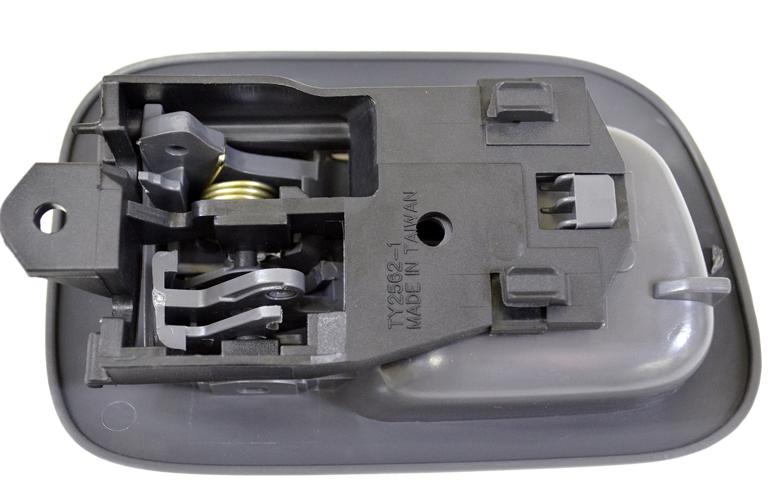 Pt Auto Warehouse To-2530G-Ls - Inside Interior Inner Door Handle/Trim, Gray - Driver Side Front