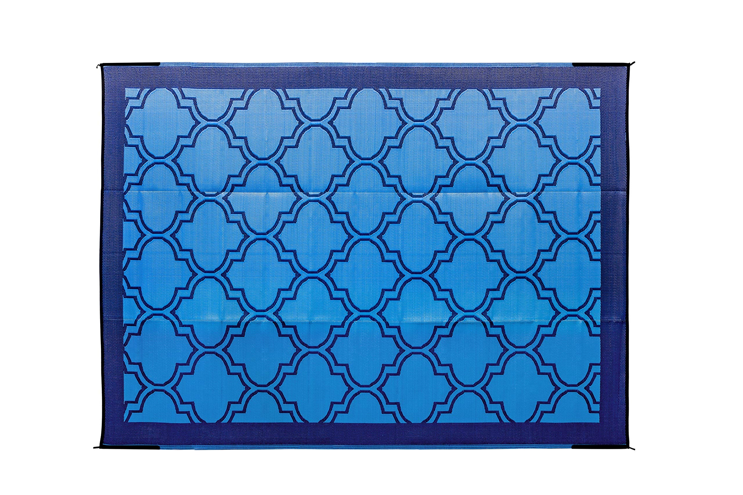 Camco Large Reversible Outdoor Patio Mat - Easy To Clean, Perfect For Picnics, Cookouts, Camping, And The Beach (9' X 12', Latti