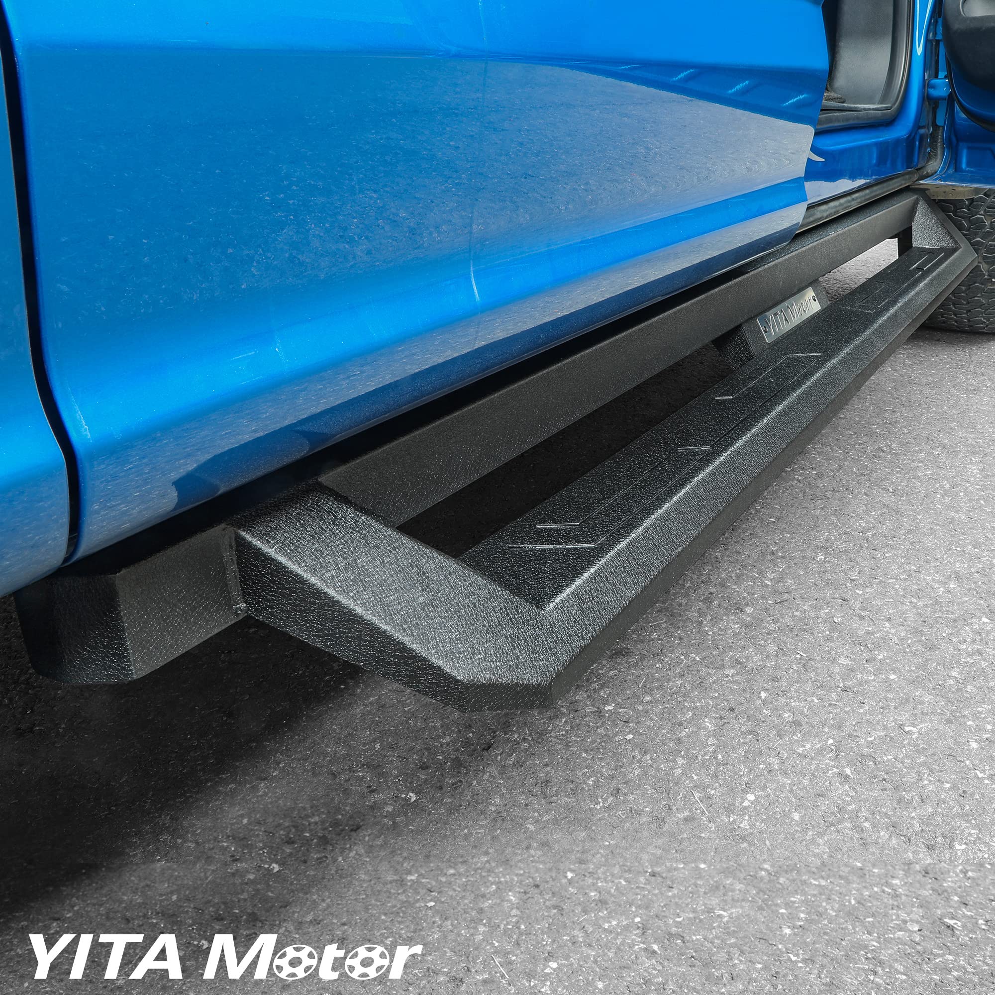 YITAMOTOR Drop Side Steps for 2009-2018 Dodge Ram 1500, 2010-2024 2500/3500, Black Carbon Steel Nerf Bars,